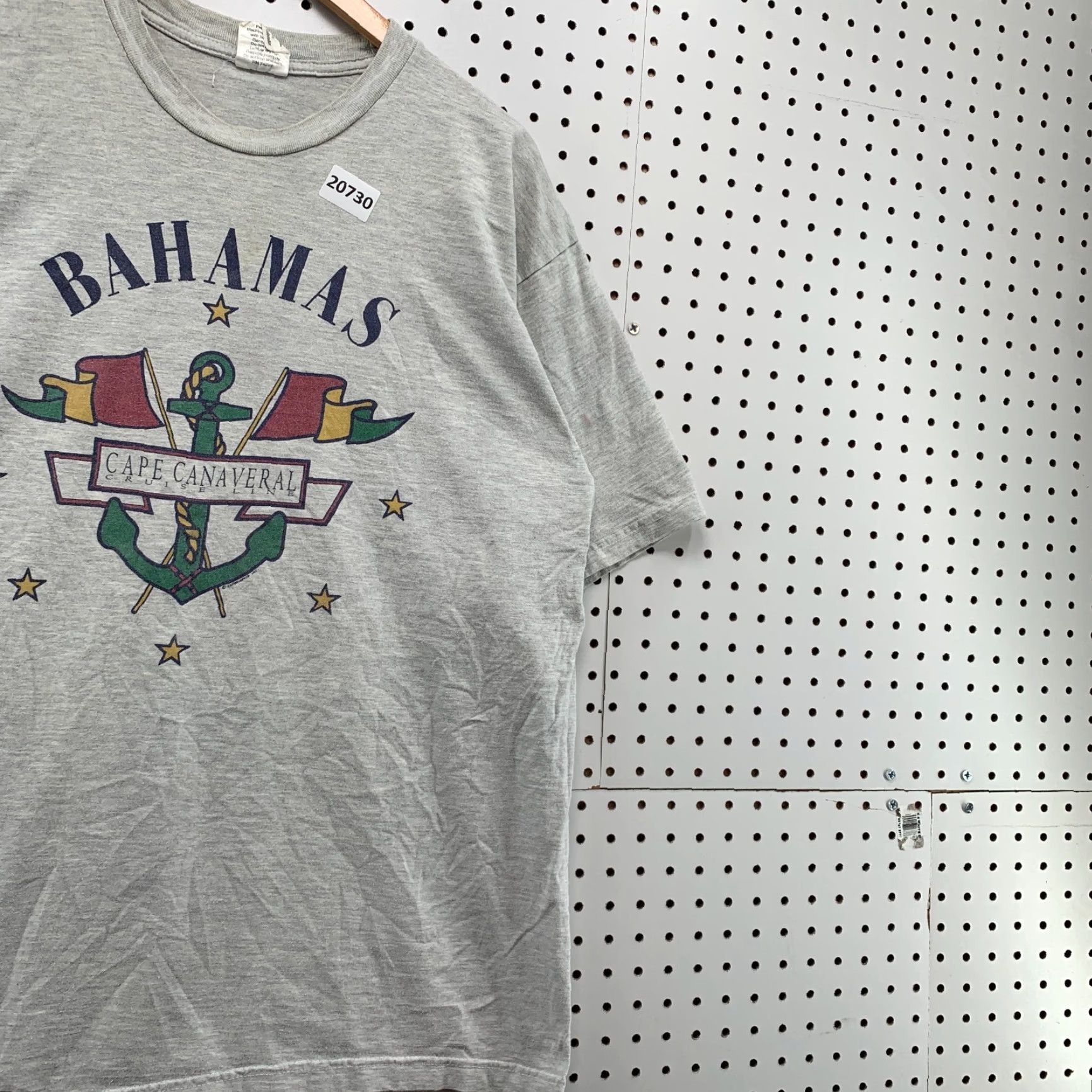 Vintage VINTAGE CHAMP Bahamas Shirt Gray Short Sleeve 2XL TEE Destination Mens Size US XXL / EU 58 / 5 - 4 Thumbnail