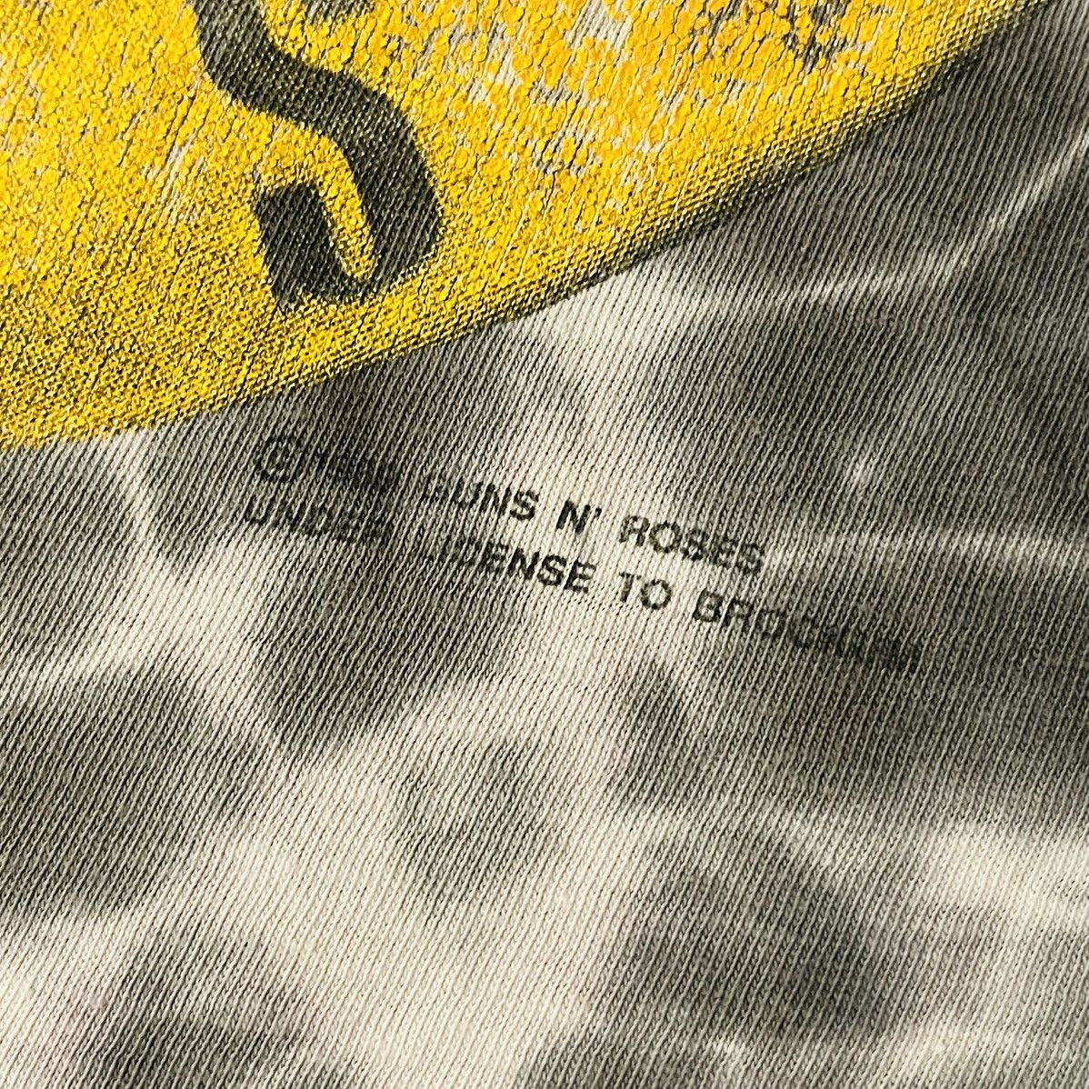 Brockum Vintage 1989 Guns N’ Roses Symmetria Tie-Dye Grey Shirt M Size US M / EU 48-50 / 2 - 3 Thumbnail