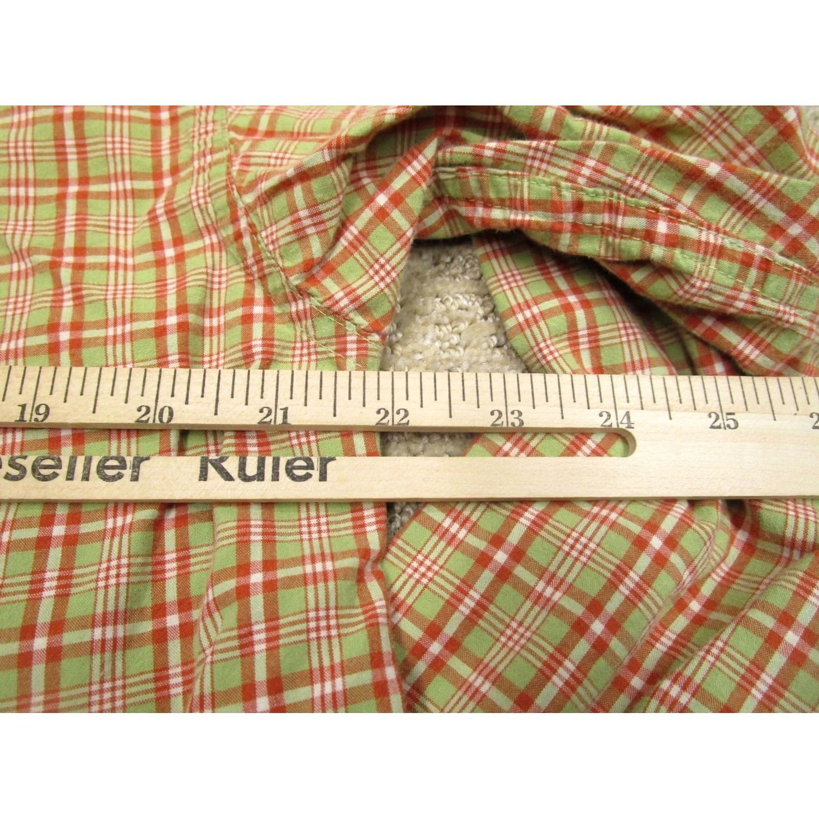Vintage Cinch Shirt Men Large Orange Plaid Western Long Sleeve Button Up Cowboy Rancher Size US L / EU 52-54 / 3 - 6 Thumbnail