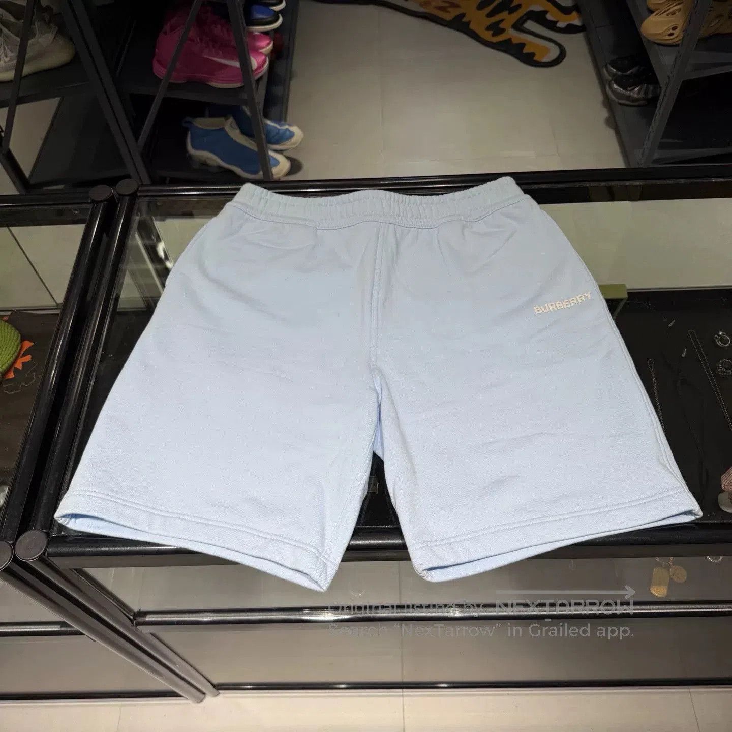 Burberry Burberry Printed Letter Shorts. Size US 26 / EU 42 - 1 Thumbnail