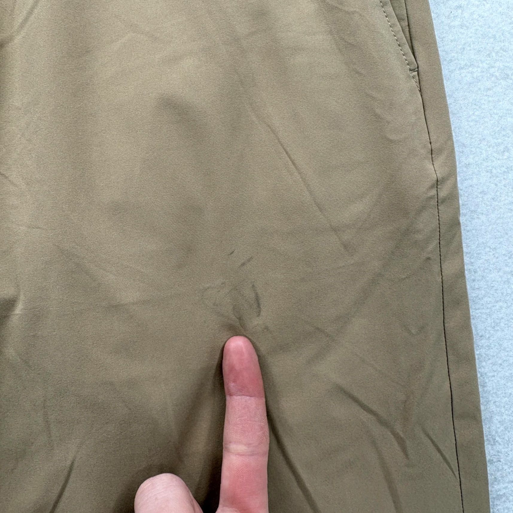 J.Crew J.Crew Flex Tech Pants Mens 34x32 Slim Straight Leg Beige Polyester Stretch Pockets Flat Front Brown 90s? Size US 34 / EU 50 - 5 Thumbnail