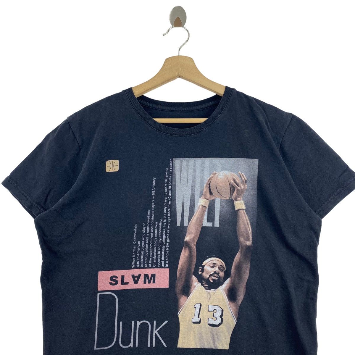 NBA SLAM DUNK Wilt Chamberlain Nba Print Short Sleeve Shirt Size US L / EU 52-54 / 3 - 2 Thumbnail