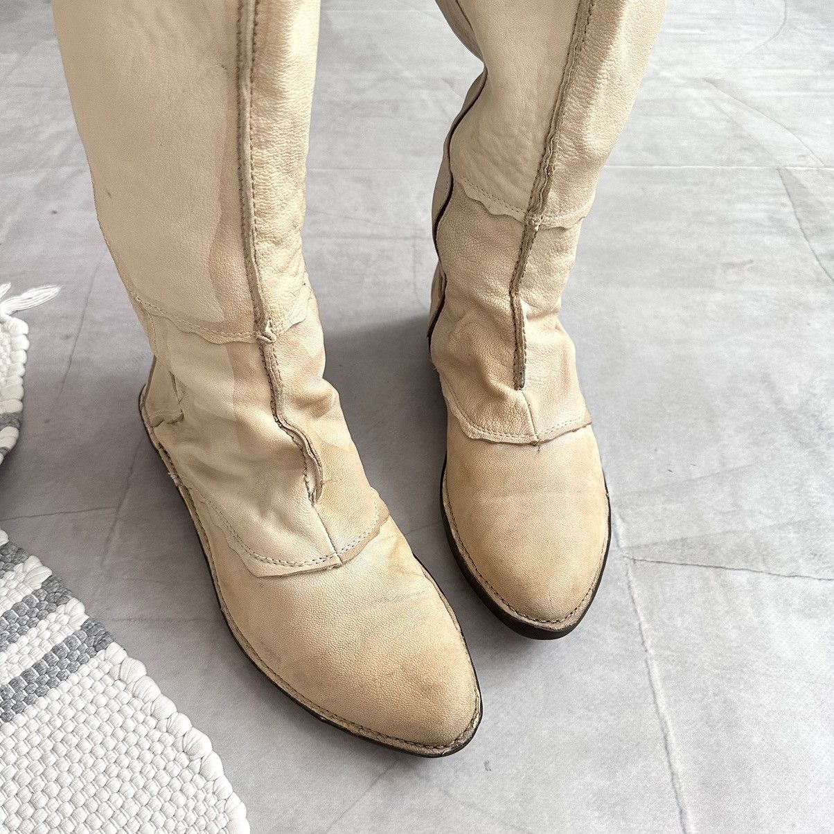 Dirk Bikkembergs Japan Patchwork Boxing Biker Boots Shoes As 98 Guidi Vibe Size US 8 / IT 38 - 6 Thumbnail