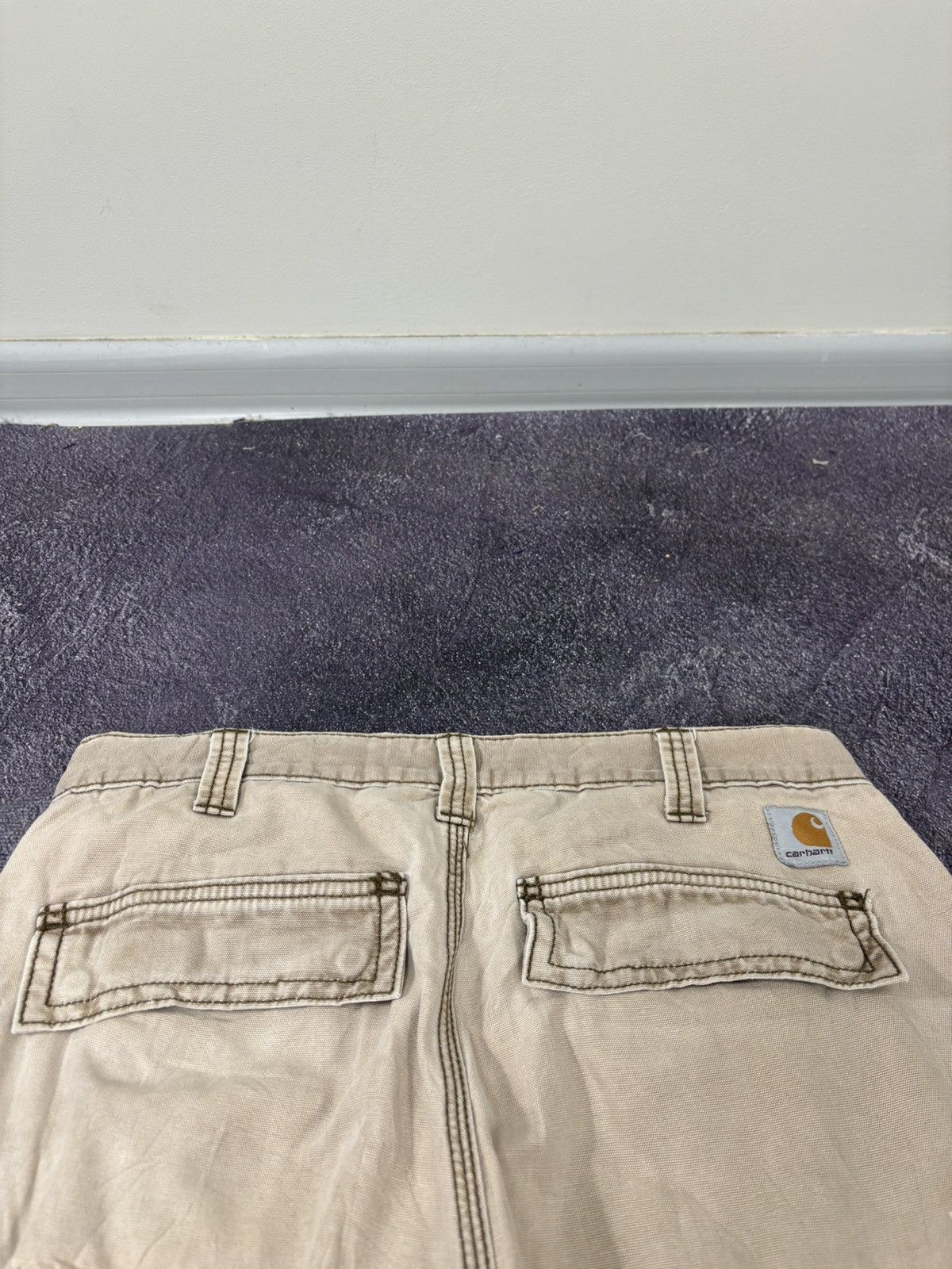 Carhartt Vintage Carhartt Y2K Faded USA Work Hype Cargo Pants Size US 32 / EU 48 - 10 Thumbnail