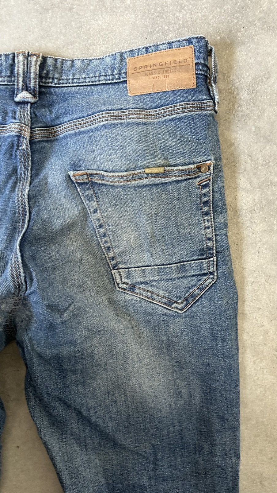 Springfield VINTAGE SPRINGFIELD RECONSIDED SELVEDGE DENIM PANT Size US 34 / EU 50 - 13 Thumbnail