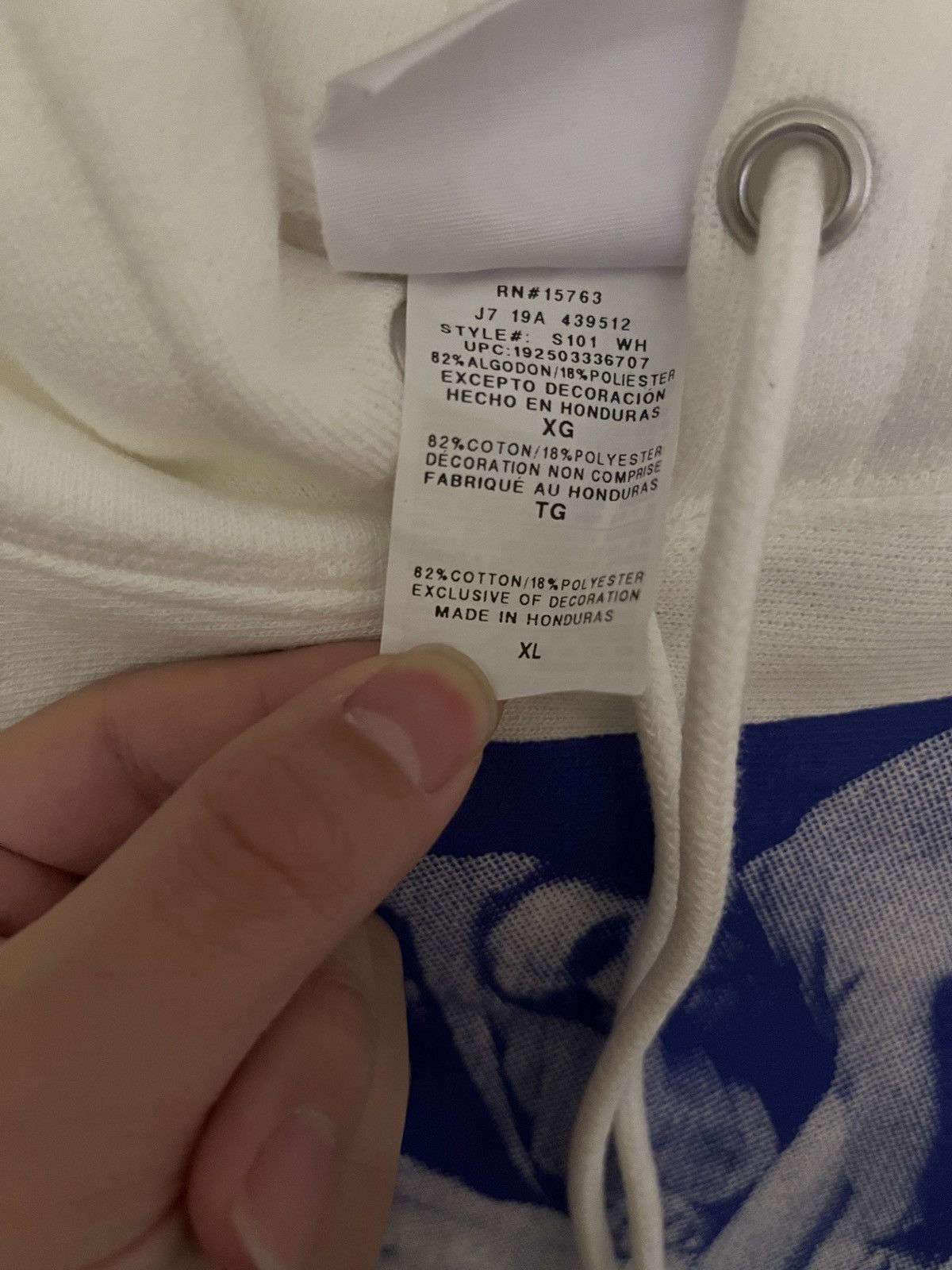 Off-White × Pyrex Vision × Virgil Abloh ICA Pyrex Caravaggio Hoodie Size US XL / EU 56 / 4 - 4 Thumbnail