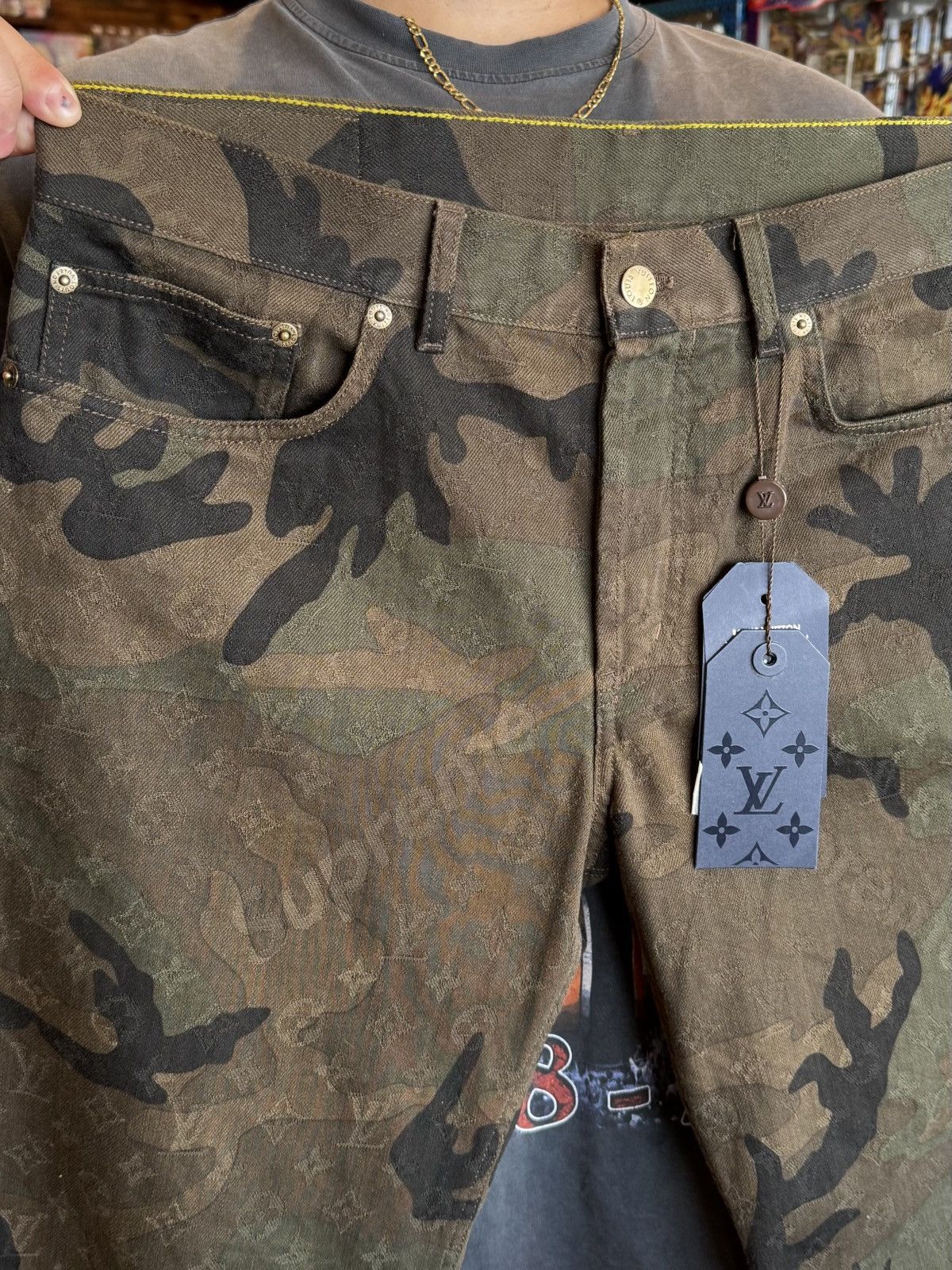 Louis Vuitton × Supreme Louis Vuitton x Supreme Camo Denim Size US 32 / EU 48 - 9 Thumbnail