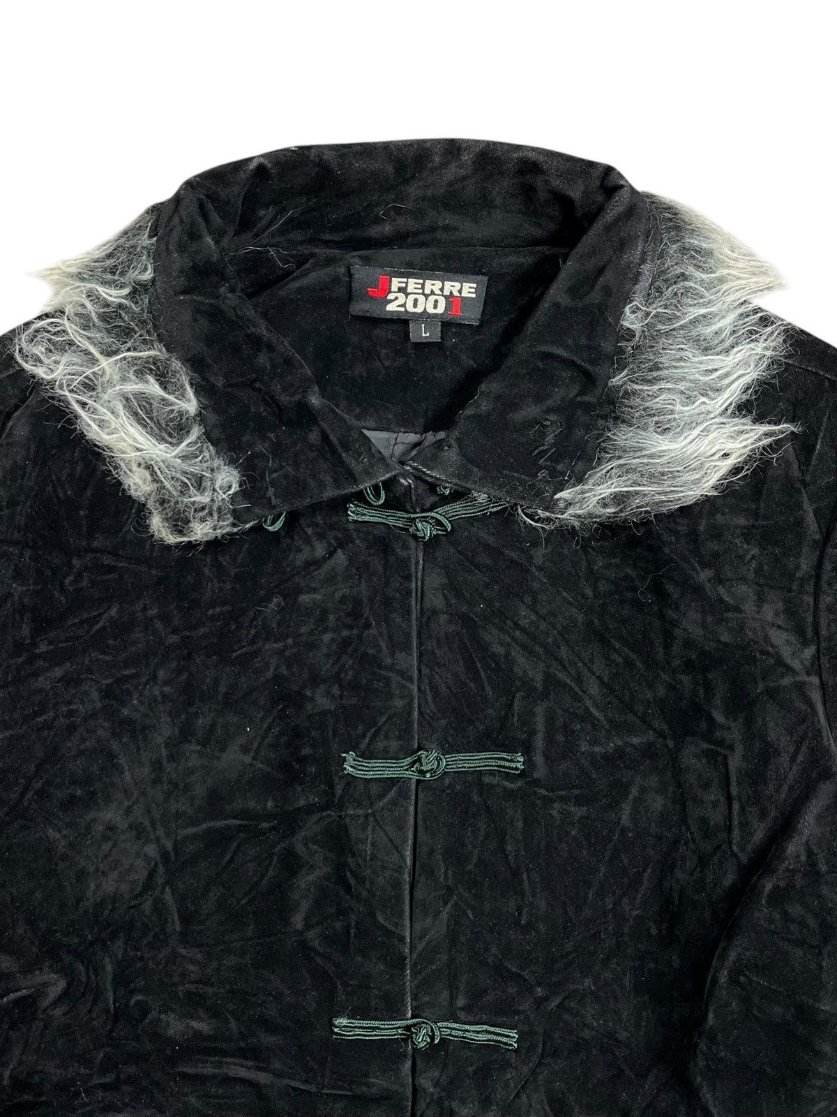 14th Addiction 2001 J Ferre - Vkei Style Trim Fur Velour Jacket Size US M / EU 48-50 / 2 - 6 Thumbnail