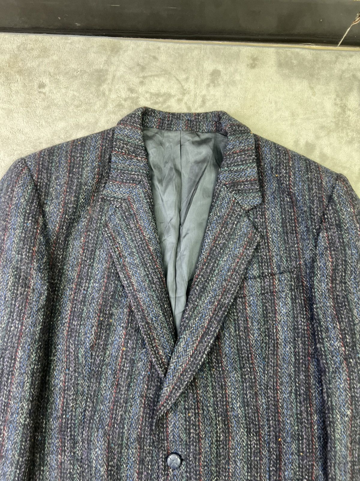 Harris Tweed Vintage Harris Tweed Wool Blazer 42R Made in Canada Striped Size 42R - 2 Thumbnail