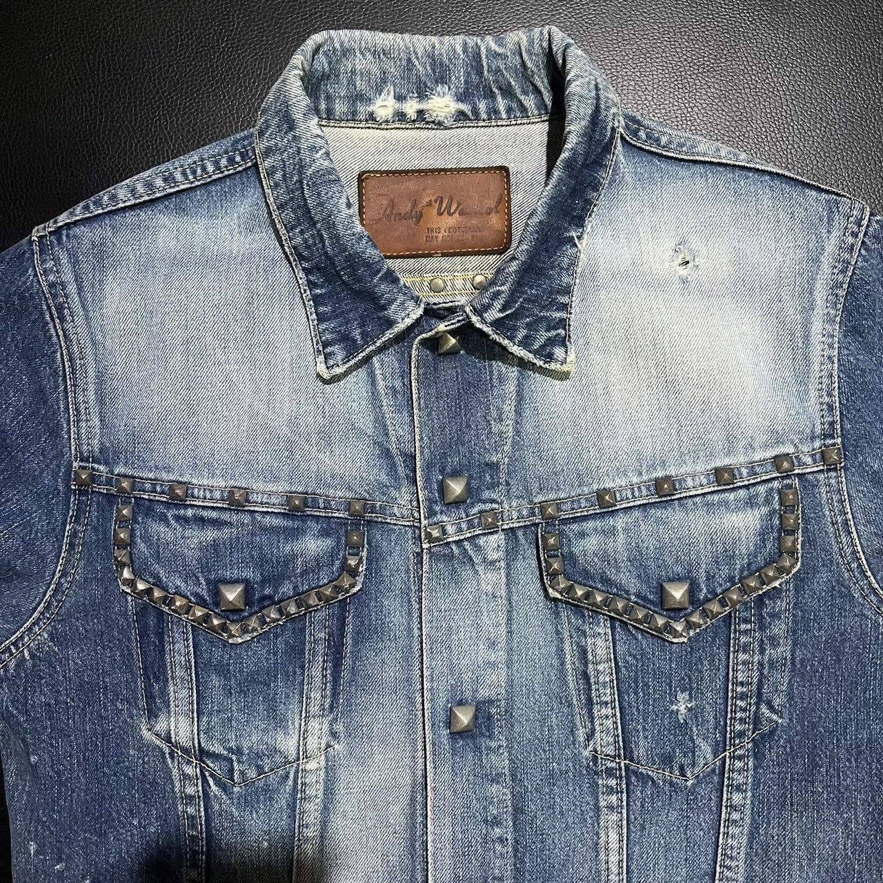 Andy Warhol × Hysteric Glamour hysteric glamour andy warhol distressed & faded denim jacket Size US M / EU 48-50 / 2 - 5 Thumbnail