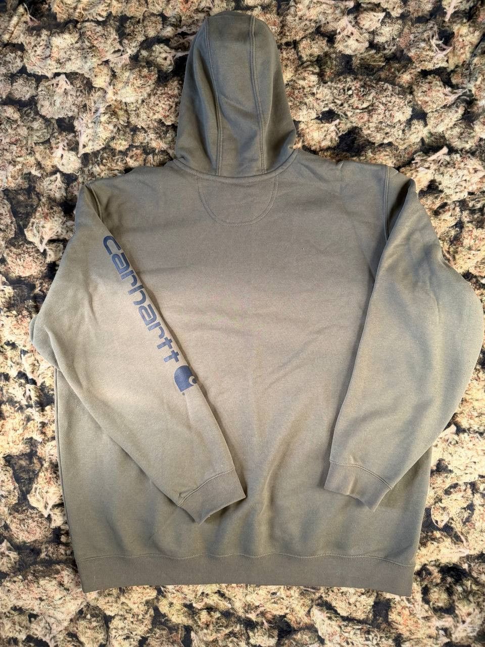 Carhartt Carhartt olive pull over hoodie Size US XXL / EU 58 / 5 - 4 Thumbnail