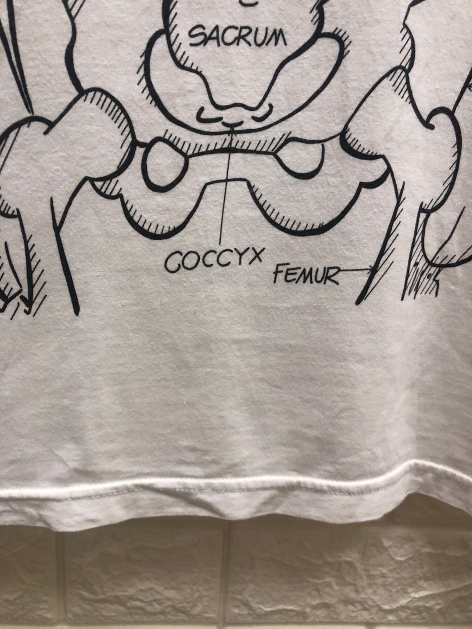 Vintage Vintage Kurt Cobain Anatomical Human Anatomy Skeletal Size US L / EU 52-54 / 3 - 6 Thumbnail