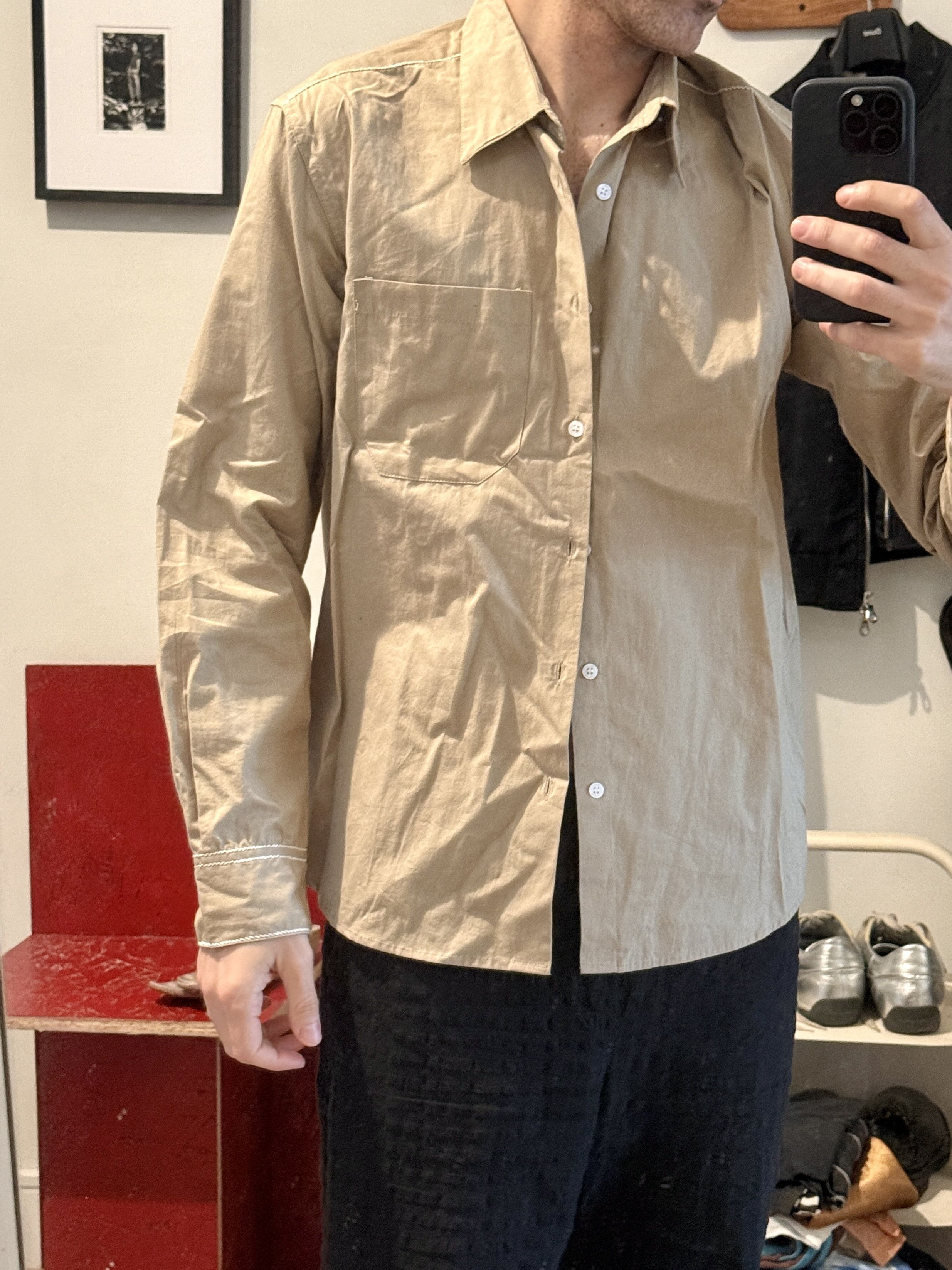 Gimaguas Gimaguas beige shirt Size US M / EU 48-50 / 2 - 2 Thumbnail