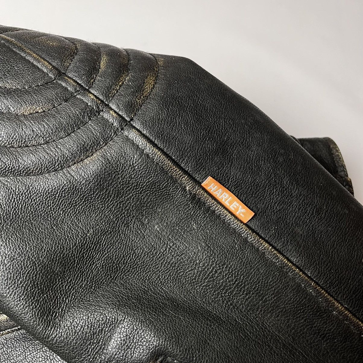 Harley Davidson Harley Davidson Motorcycles Leather Jacket Size US XL / EU 56 / 4 - 20 Thumbnail