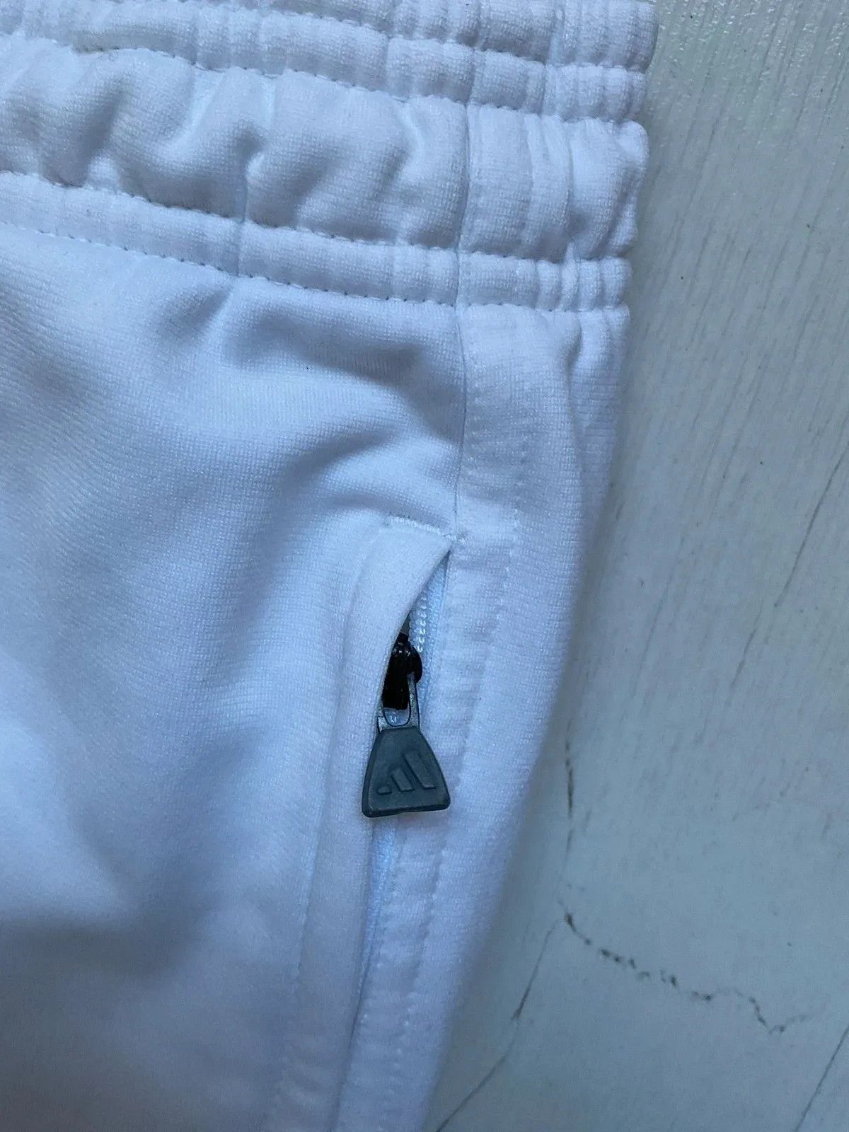 Adidas OG Adidas White Grey Pants Track Pants Open Zip Legs Vintage Size US 32 / EU 48 - 7 Thumbnail