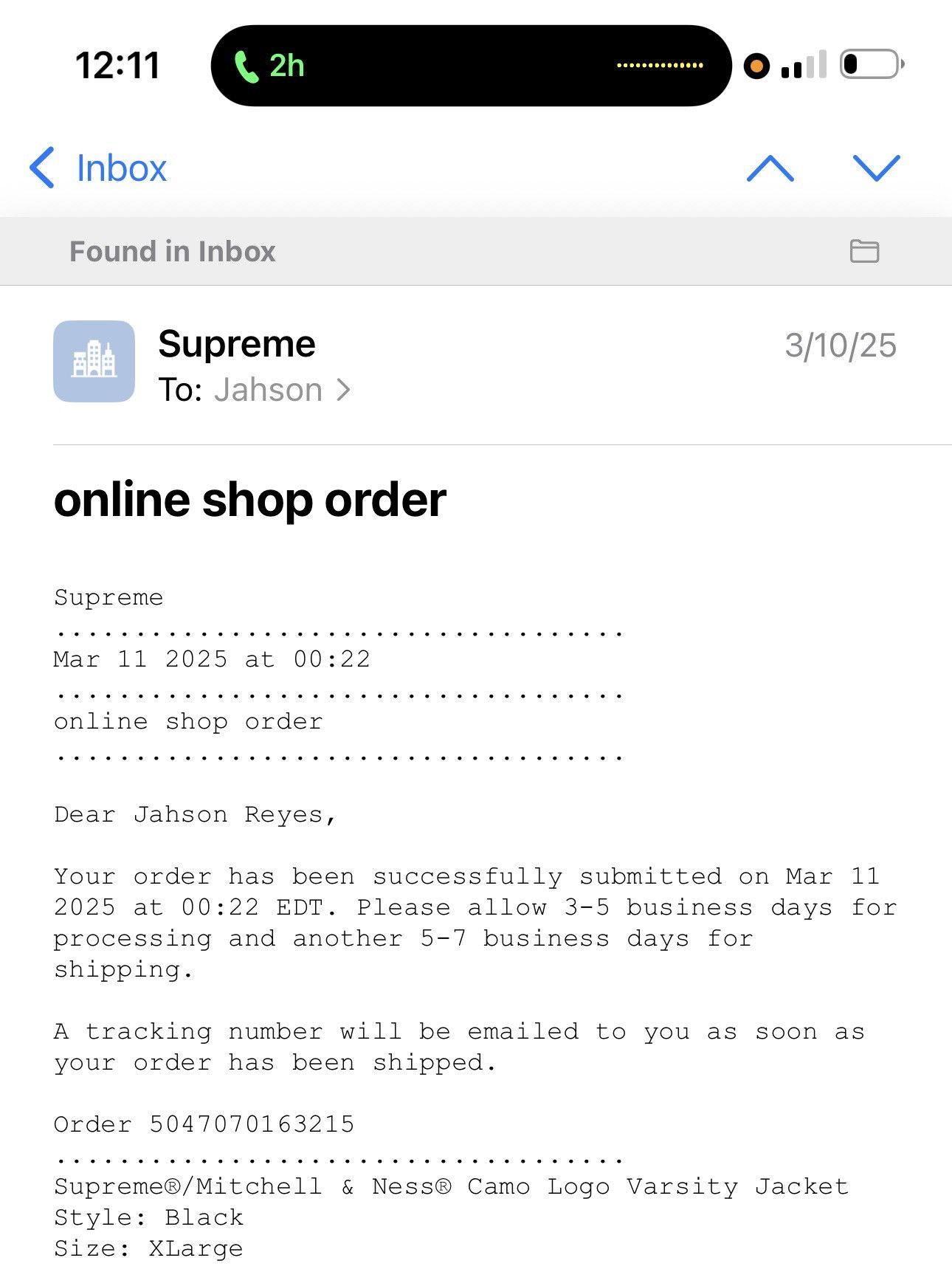 Supreme Supreme Varsity Jacket Size US XL / EU 56 / 4 - 6 Thumbnail