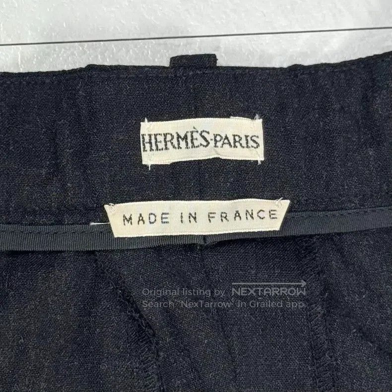 Hermes Hermes Wool Wide Leg Pants Size 42" / US 20 - 4 Thumbnail