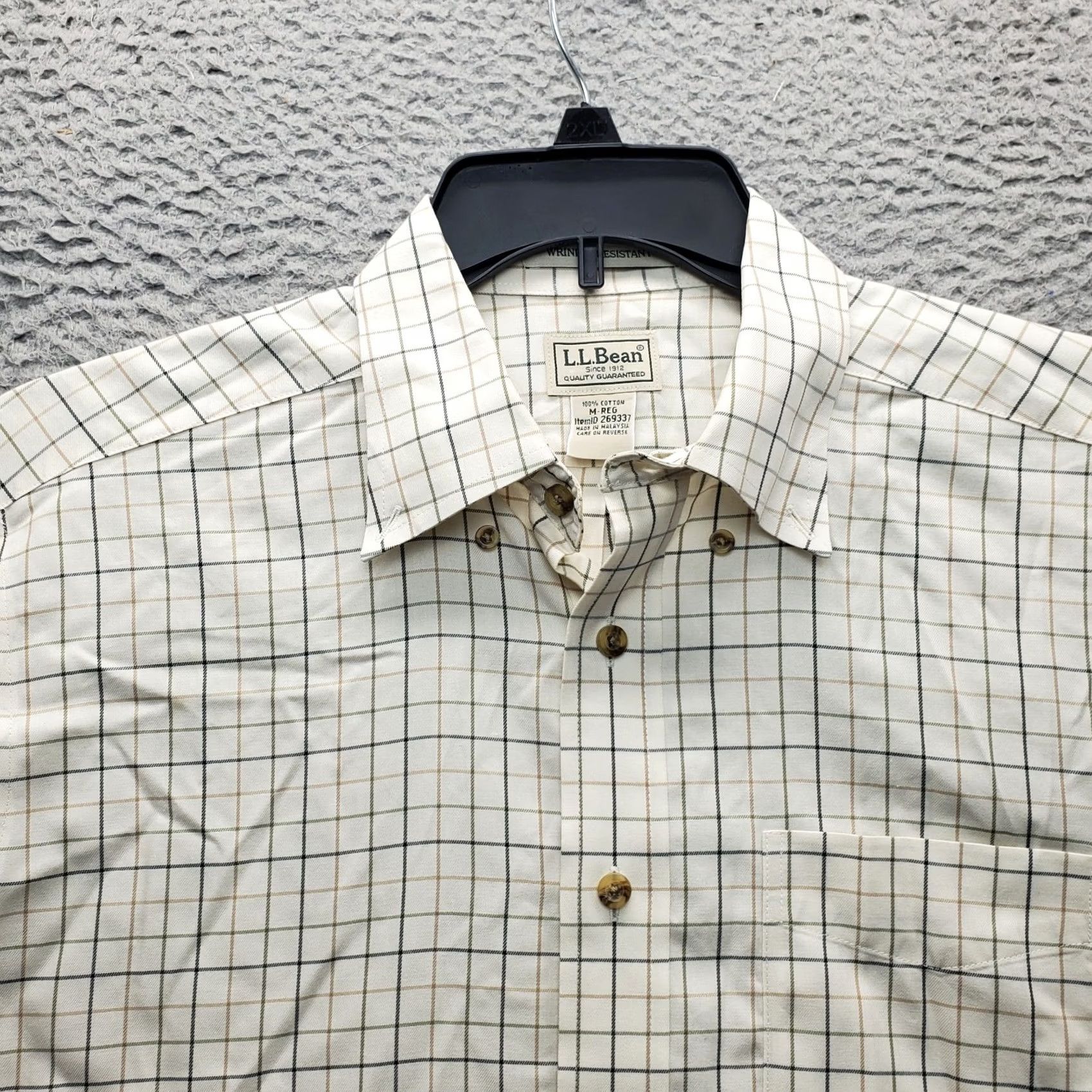 Vintage L.L. Bean Button Down Shirt Mens Medium Multi Plaid Wrinkle Resistant Collared Size US M / EU 48-50 / 2 - 6 Thumbnail