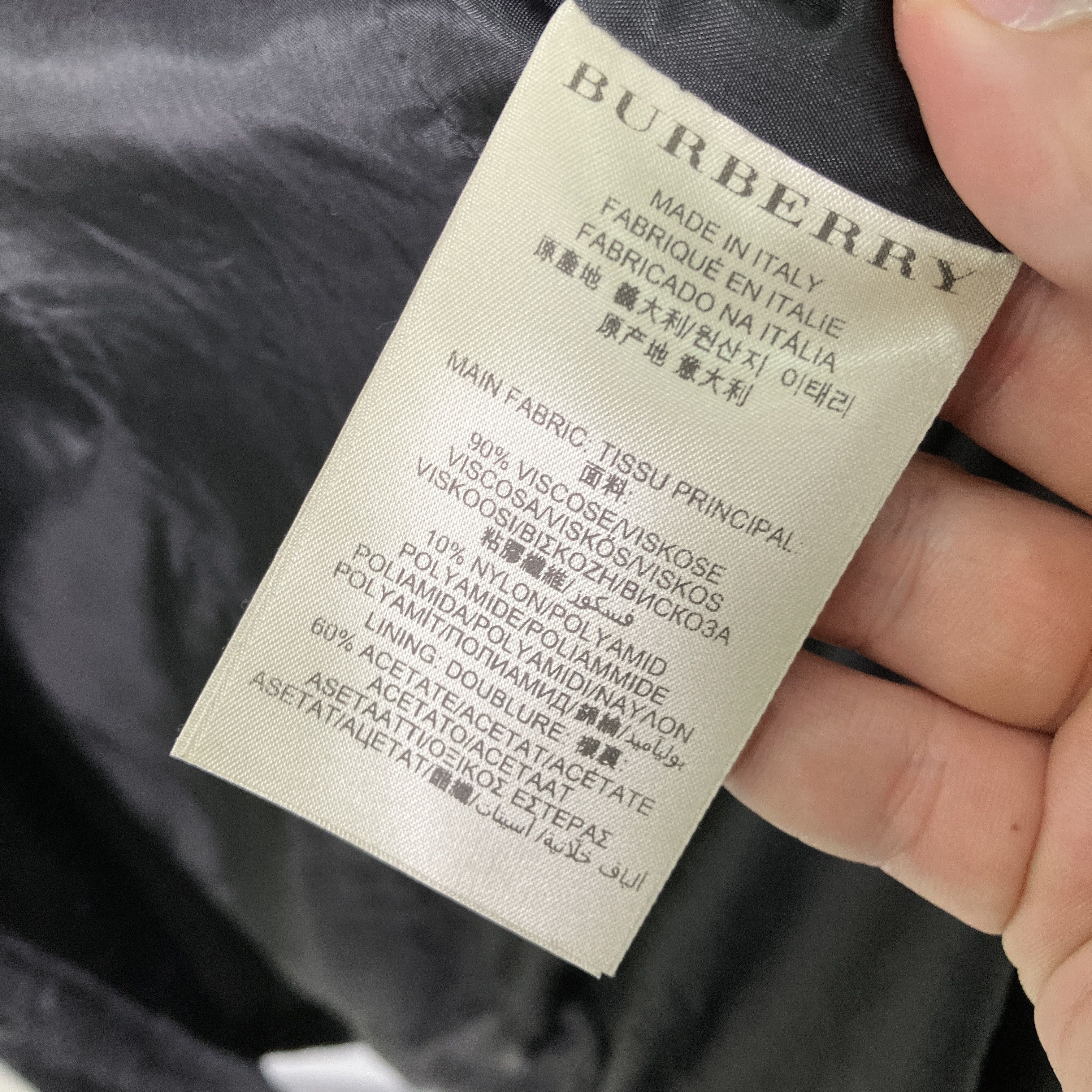 Burberry full lace double trench coat