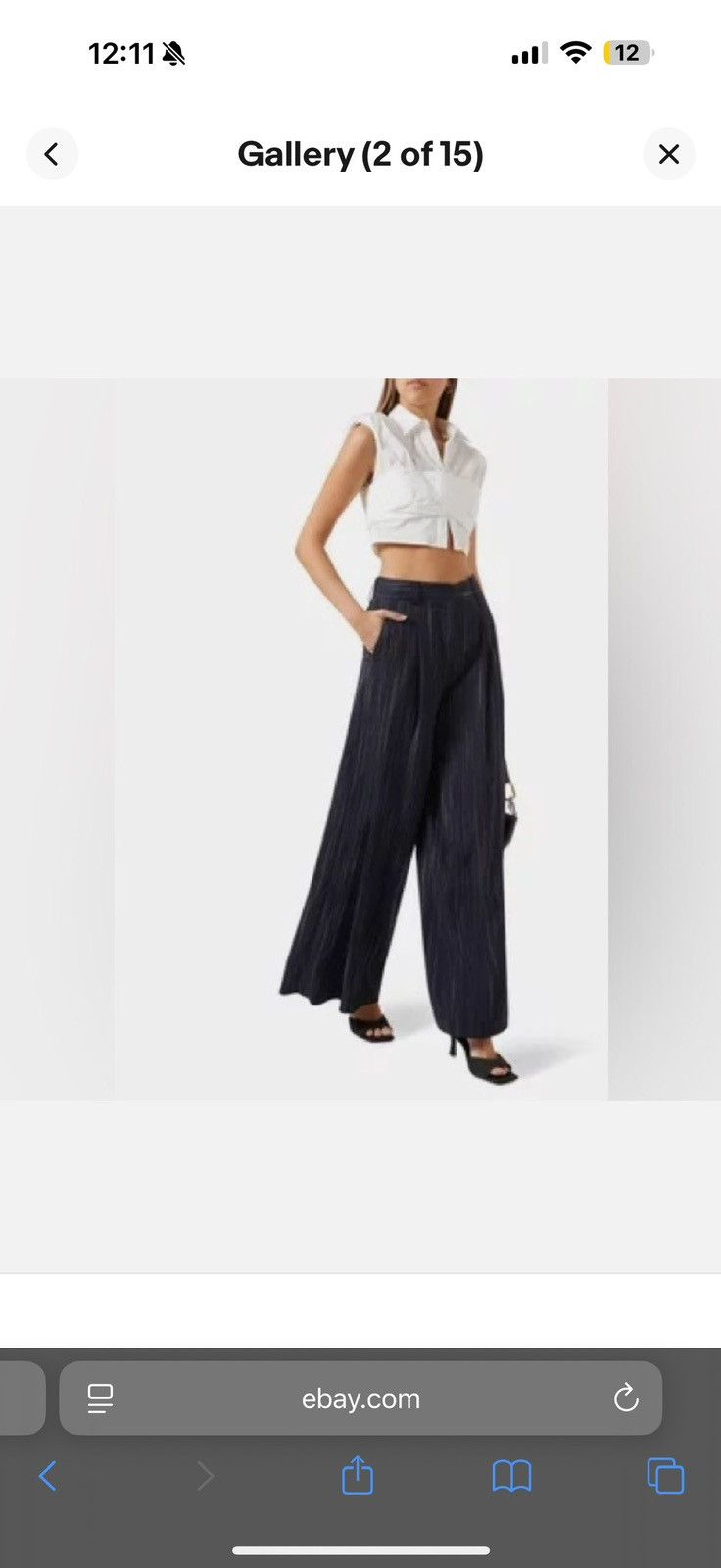 Other Designer TWP Didi Flow Pant Size 27" / US 4 / IT 40 - 2 Thumbnail