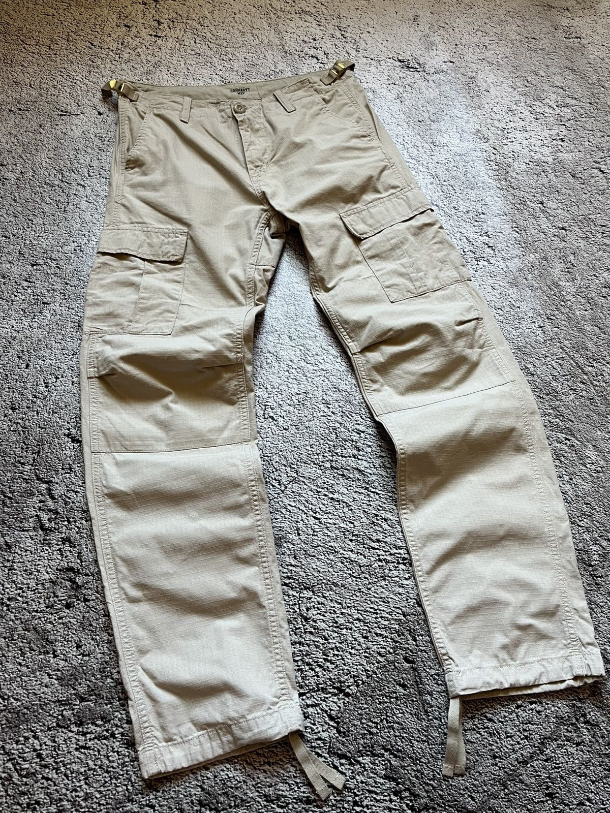 Carhartt Aviation Pants Beige | Grailed