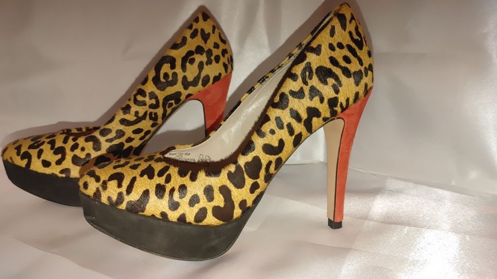Zara Zara Shoes Leopard Print Platform High Heels Size 39 Size US 8.5 / IT 38.5 - 2 Thumbnail