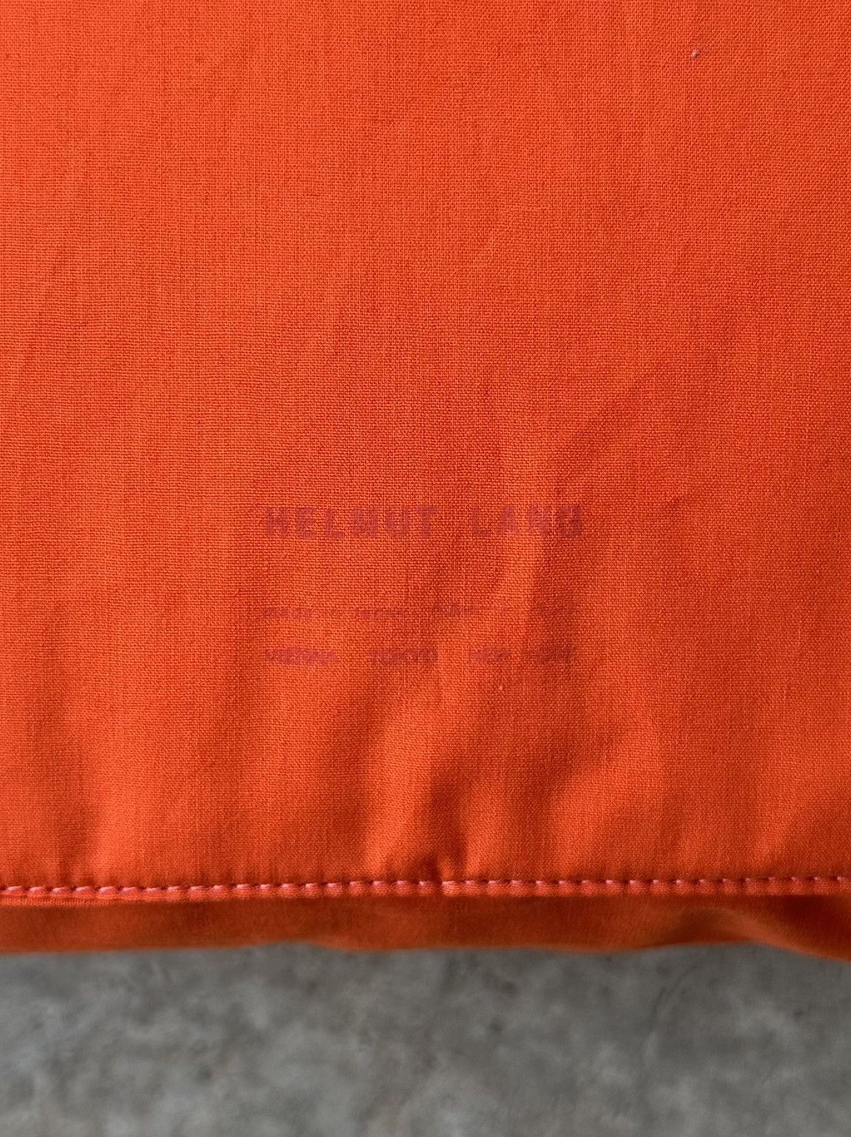 Helmut Lang SS00 ‘Safety Orange’ Jumbo Tote Bag Size ONE SIZE - 3 Thumbnail
