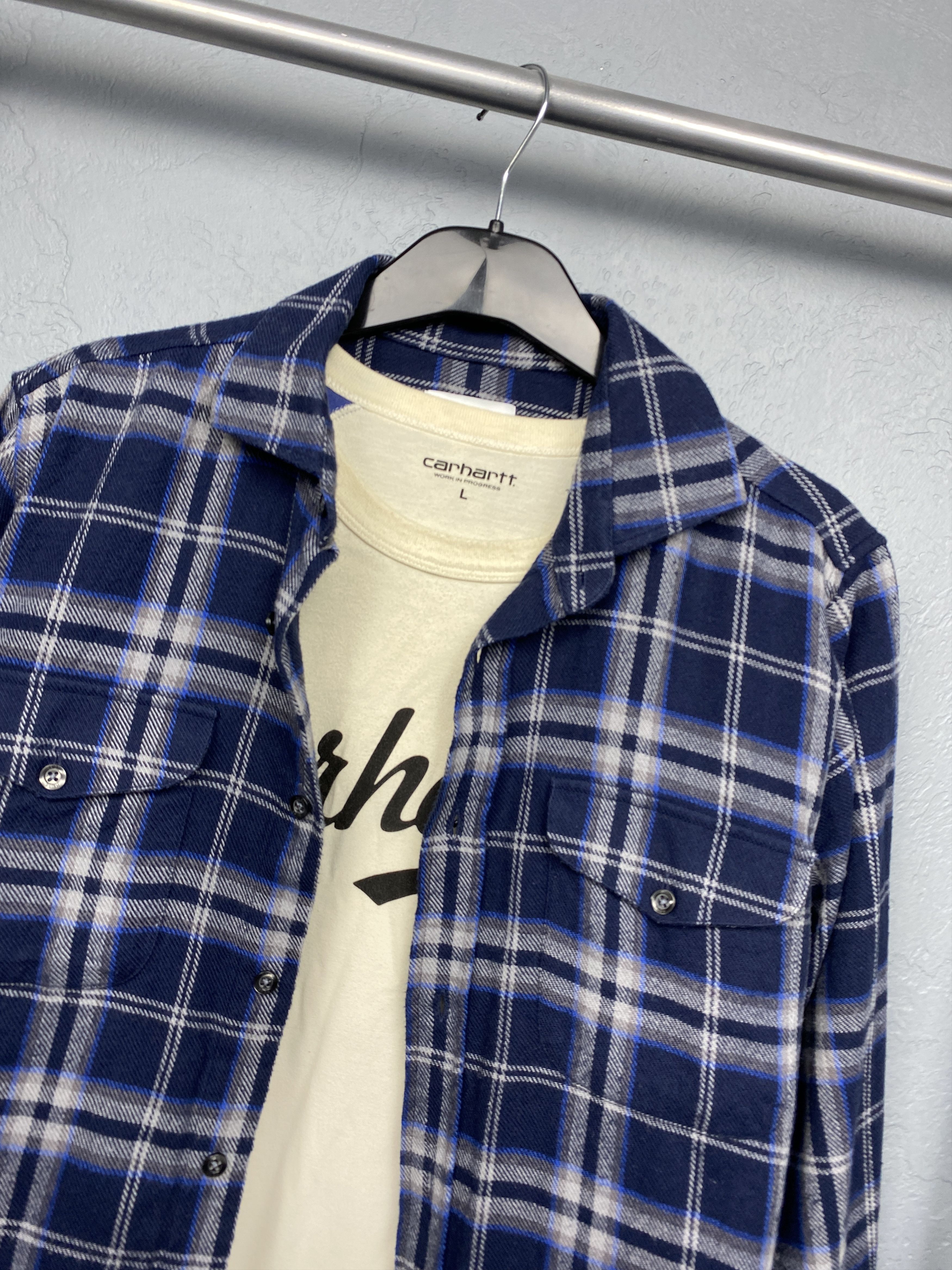 Reiss Reiss Mens Flannel Plaid Shirt Size US M / EU 48-50 / 2 - 2 Thumbnail