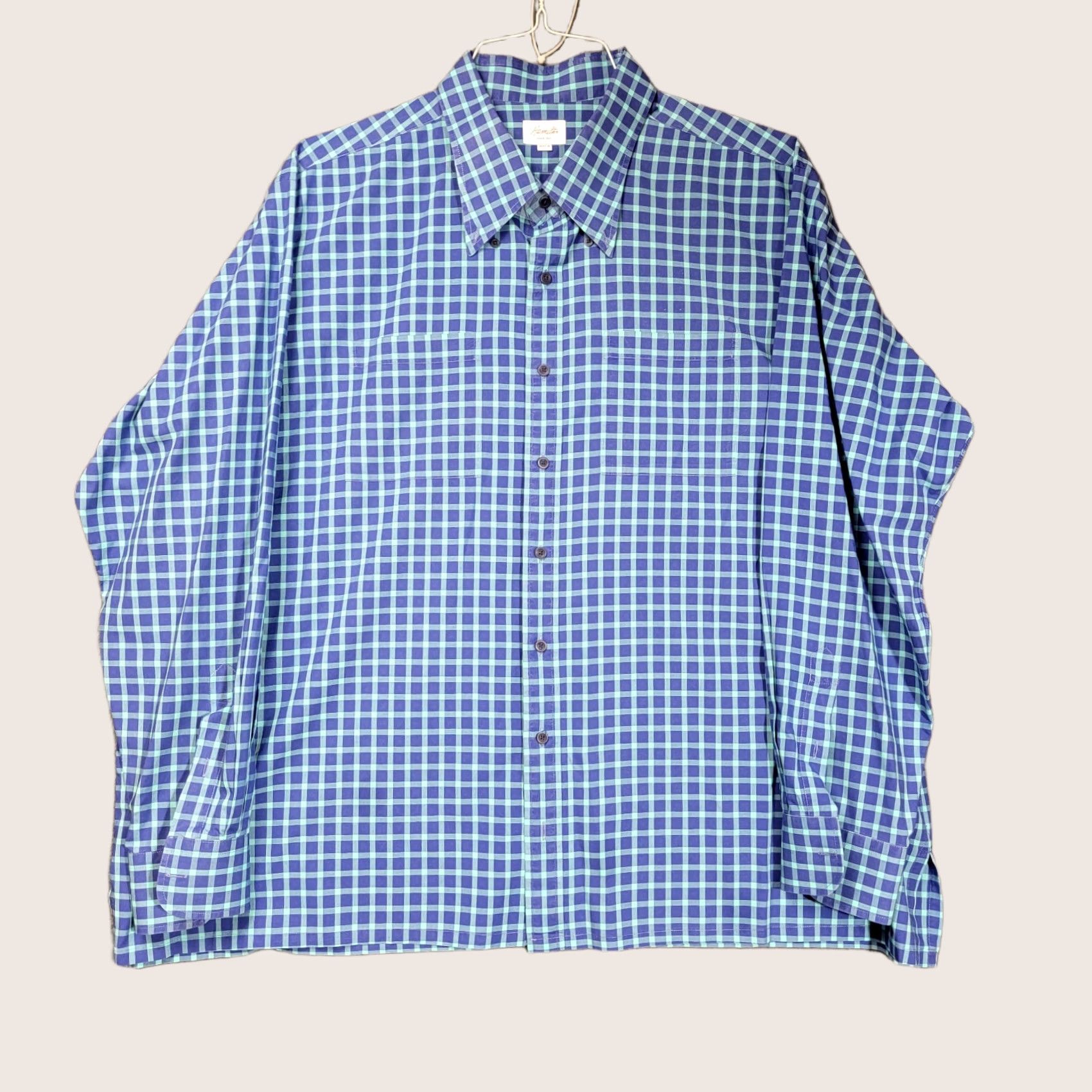 Hamilton Hamilton Shirt Co Button Shirt Mens 3XL check Long Sleeve dress Casual Shirt Size US XXL / EU 58 / 5 - 1 Thumbnail