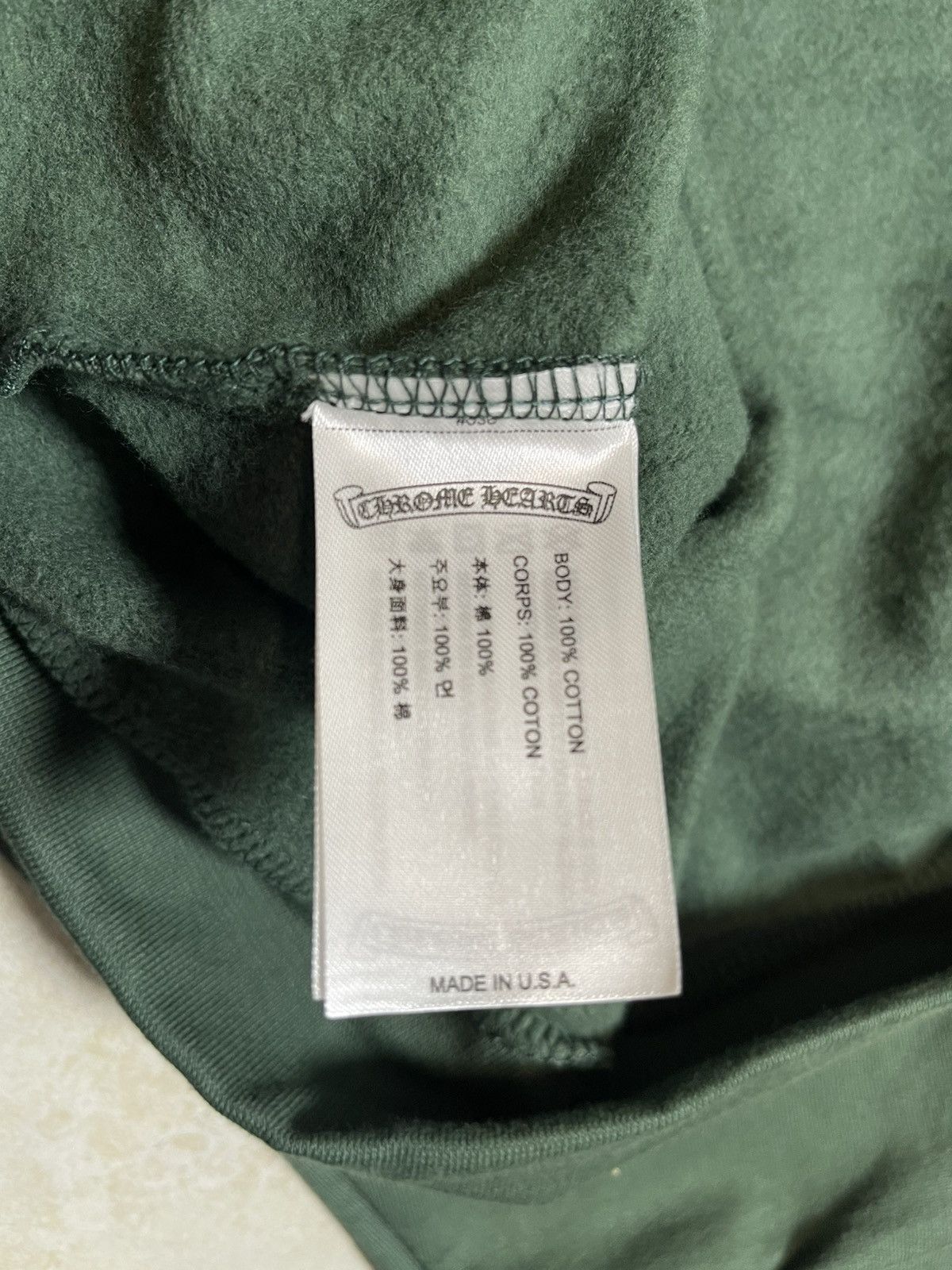 Chrome Hearts × Designer Chrome hearts green pullover hoodie online exclusive Size US L / EU 52-54 / 3 - 3 Thumbnail