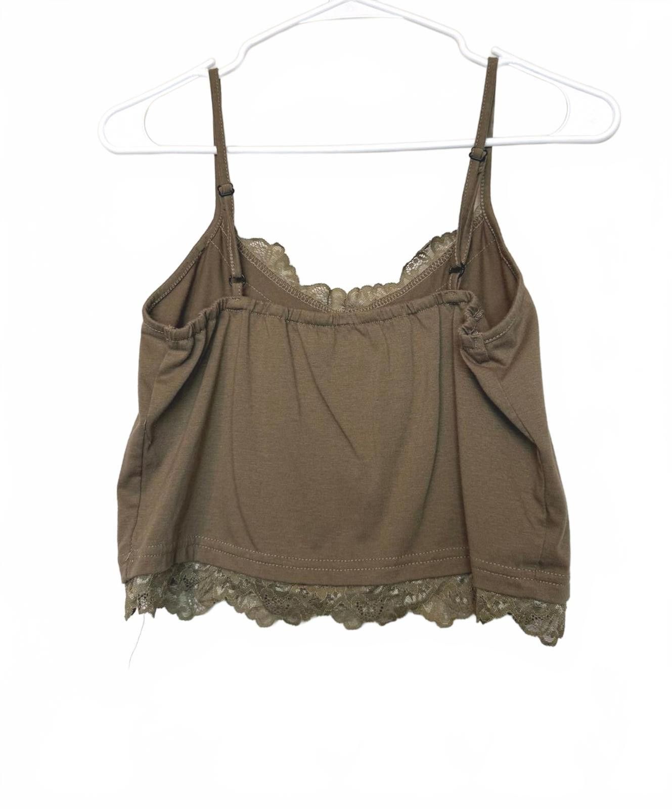 Designer Dark green skull butterfly lace crop tank Size S / US 4 / IT 40 - 2 Thumbnail