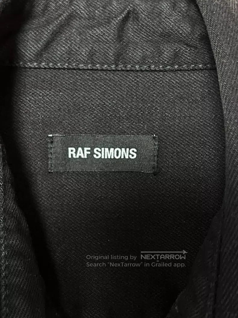 Raf Simons Raf Simons 19ss silver portrait patch denim shirt Size US S / EU 44-46 / 1 - 3 Thumbnail