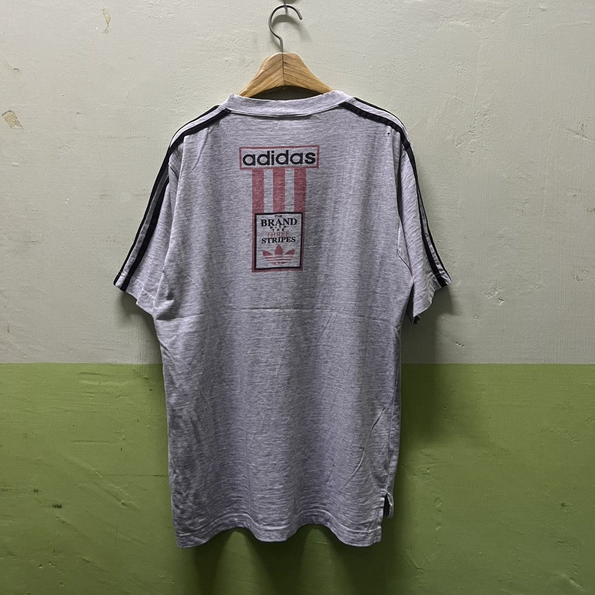 Adidas Distressed Vintage Adidas Tees Size US M / EU 48-50 / 2 - 1 Thumbnail