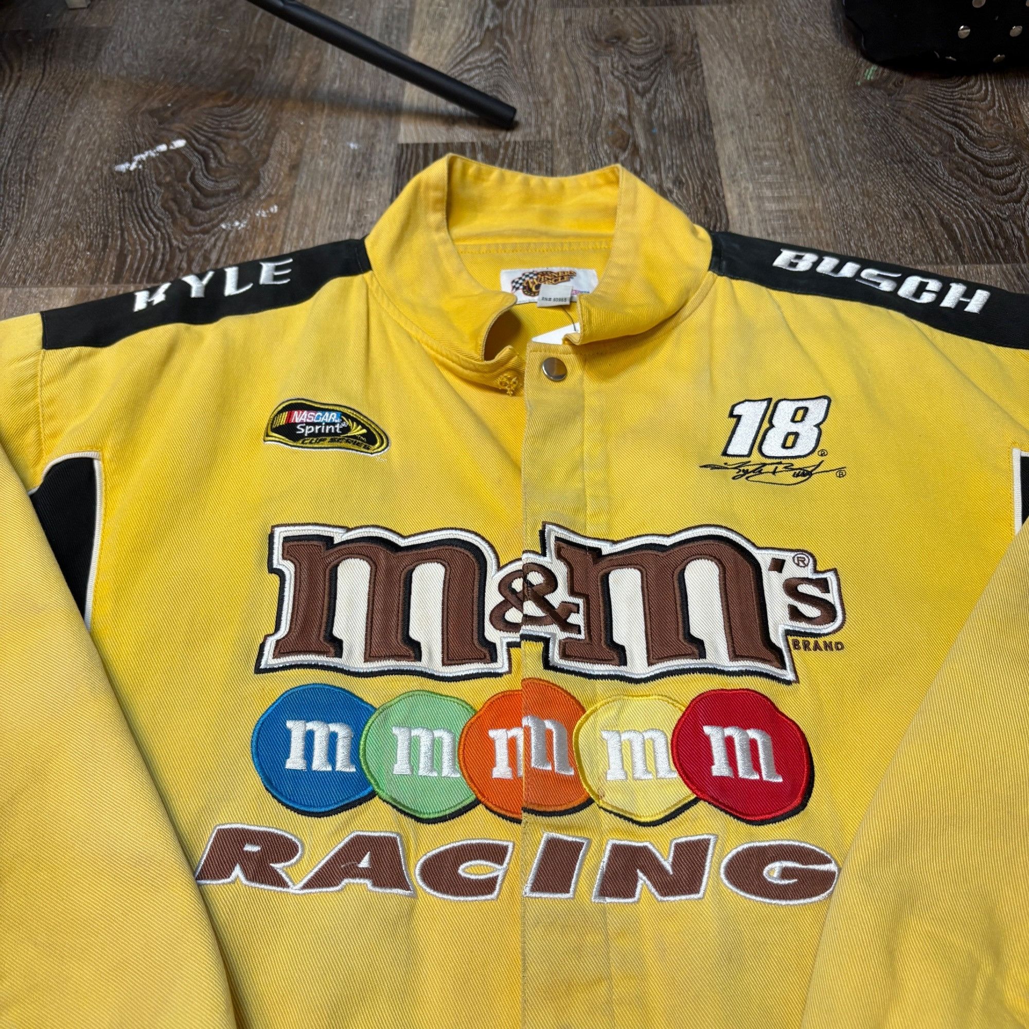 Other XL - M&Ms Racing Yellow & Black Racing Jacket Size US XL / EU 56 / 4 - 3 Thumbnail