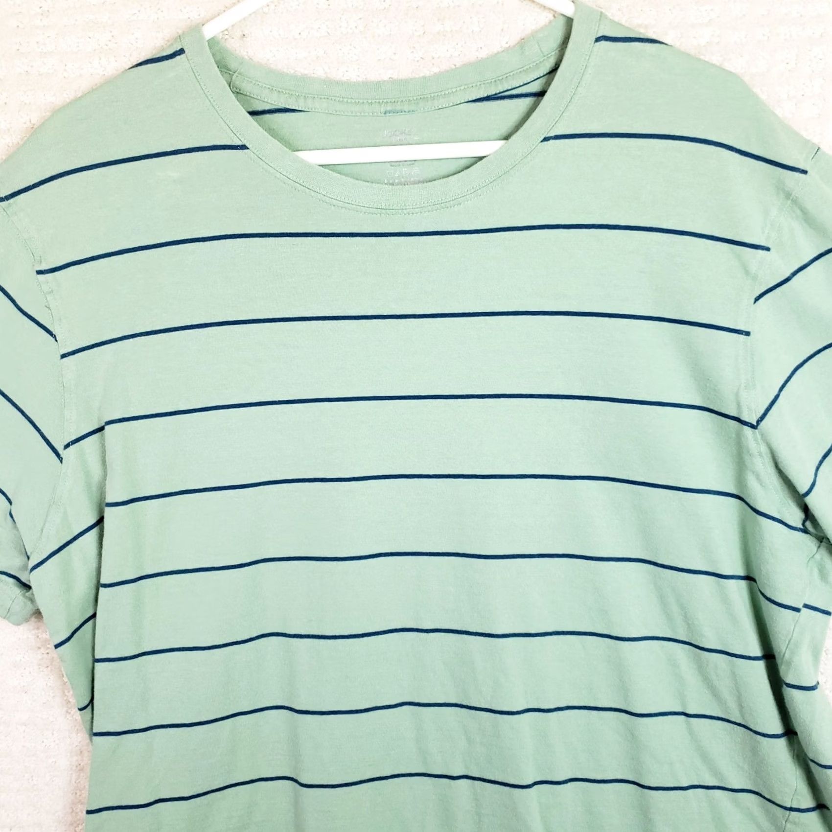 Jockey Jockey Men's L Green Navy Striped Tee Short Sleeve T-shirt Size US L / EU 52-54 / 3 - 2 Thumbnail