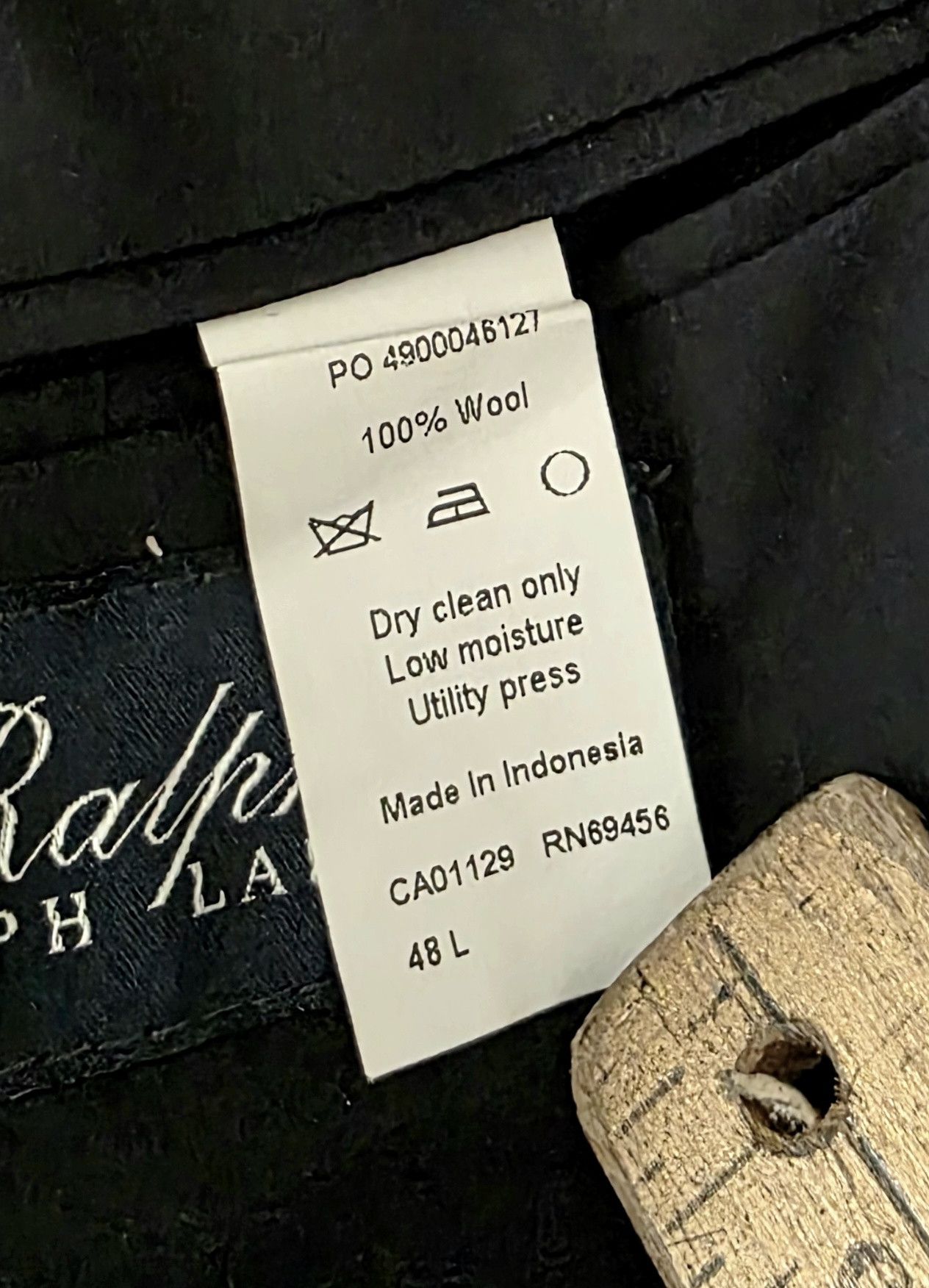 Ralph Lauren Ralph Lauren Men’s Sport Coat Blazer NAVY GOLD BUTTONS Wool Size 48L - 13 Thumbnail