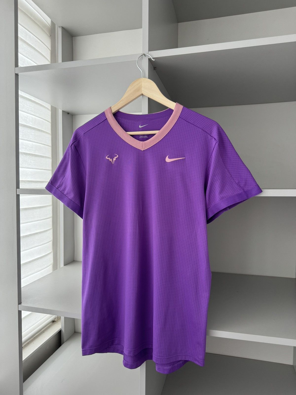 Purple T Shirt Nadal Nike Nike Court Rafa Nadal Aeroreact Tennis