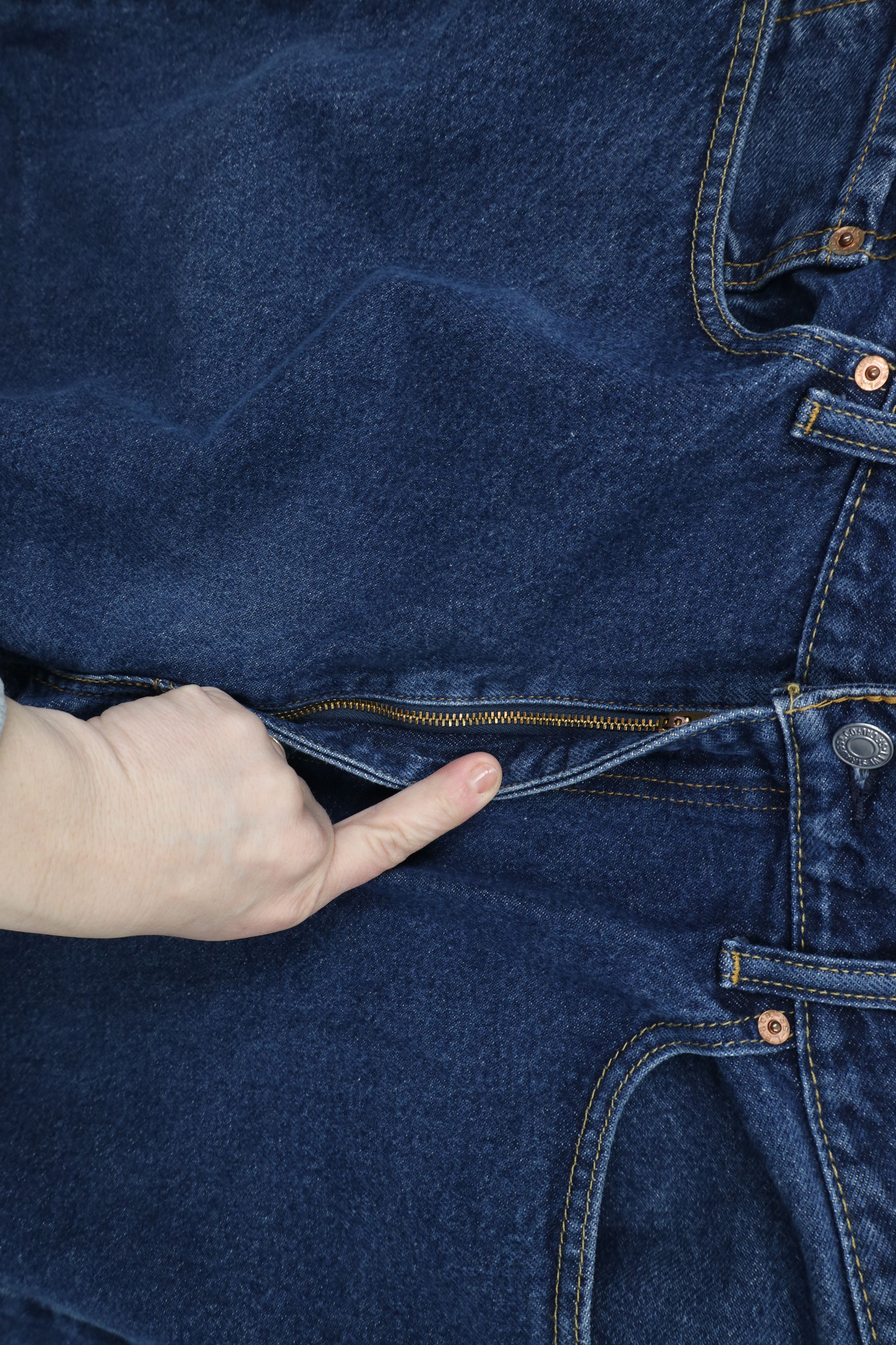 Levi's × Vintage Vintage Y2K Levis 550 Baggy Fit Denim Jeans Blue Cotton Size US 38 / EU 54 - 6 Thumbnail