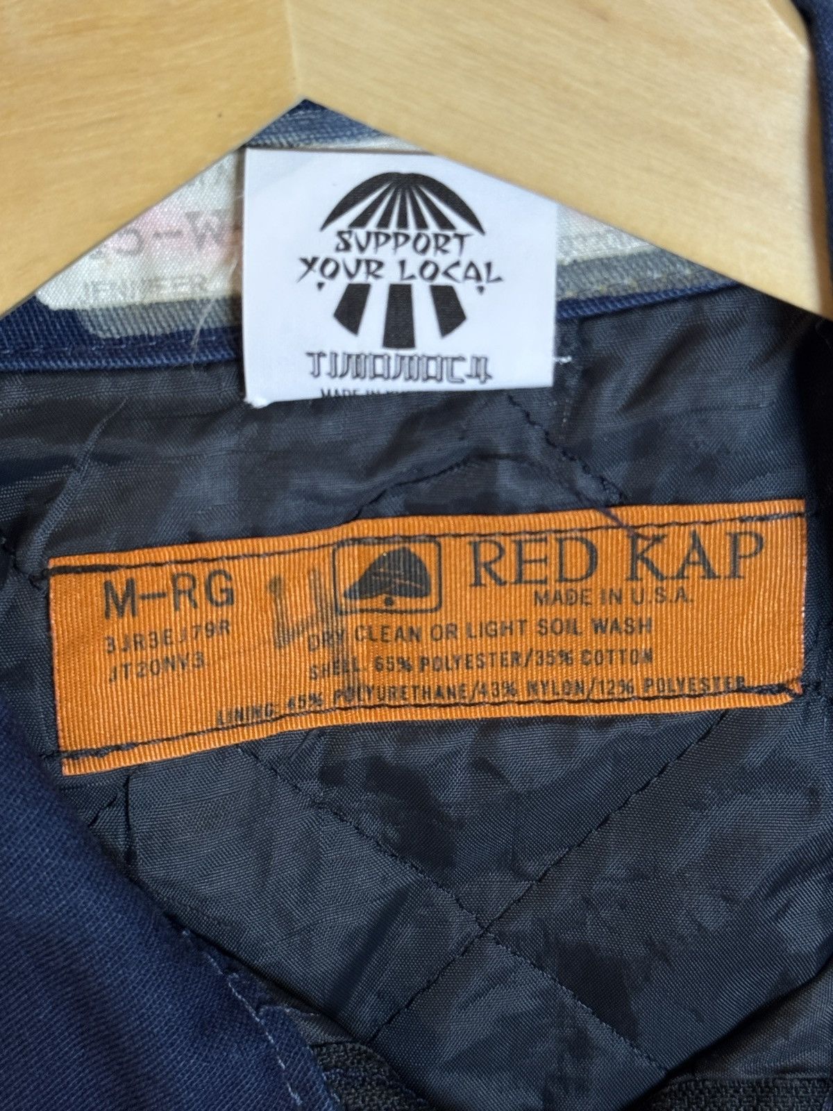 Red Kap vintage navy blue Red Kap from the 1980s"Tim" patch. Size US M / EU 48-50 / 2 - 8 Thumbnail