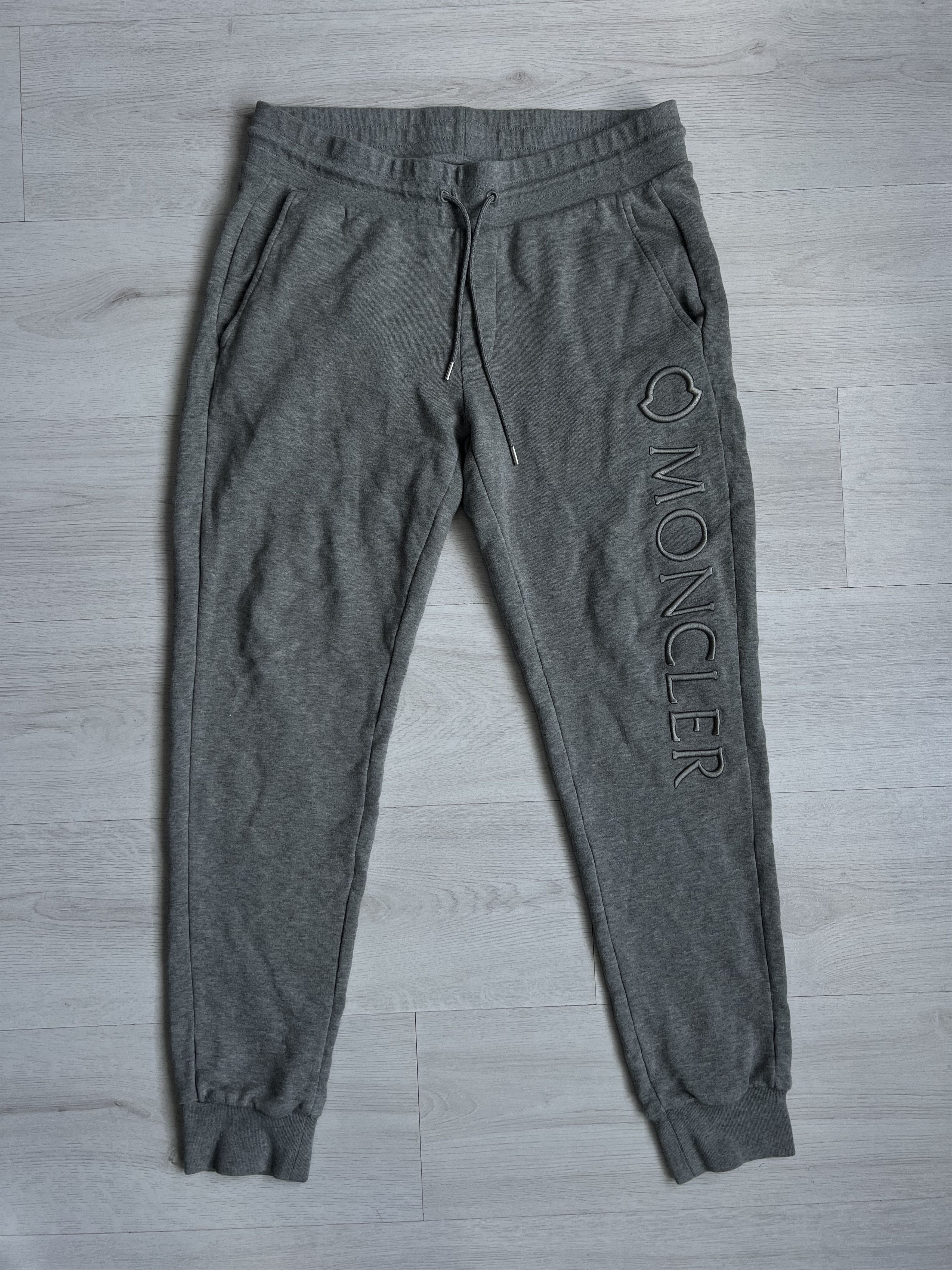Moncler Moncler Embroided Lounge Knitted Sweatpants Men Gray Size US 34 / EU 50 - 2 Thumbnail
