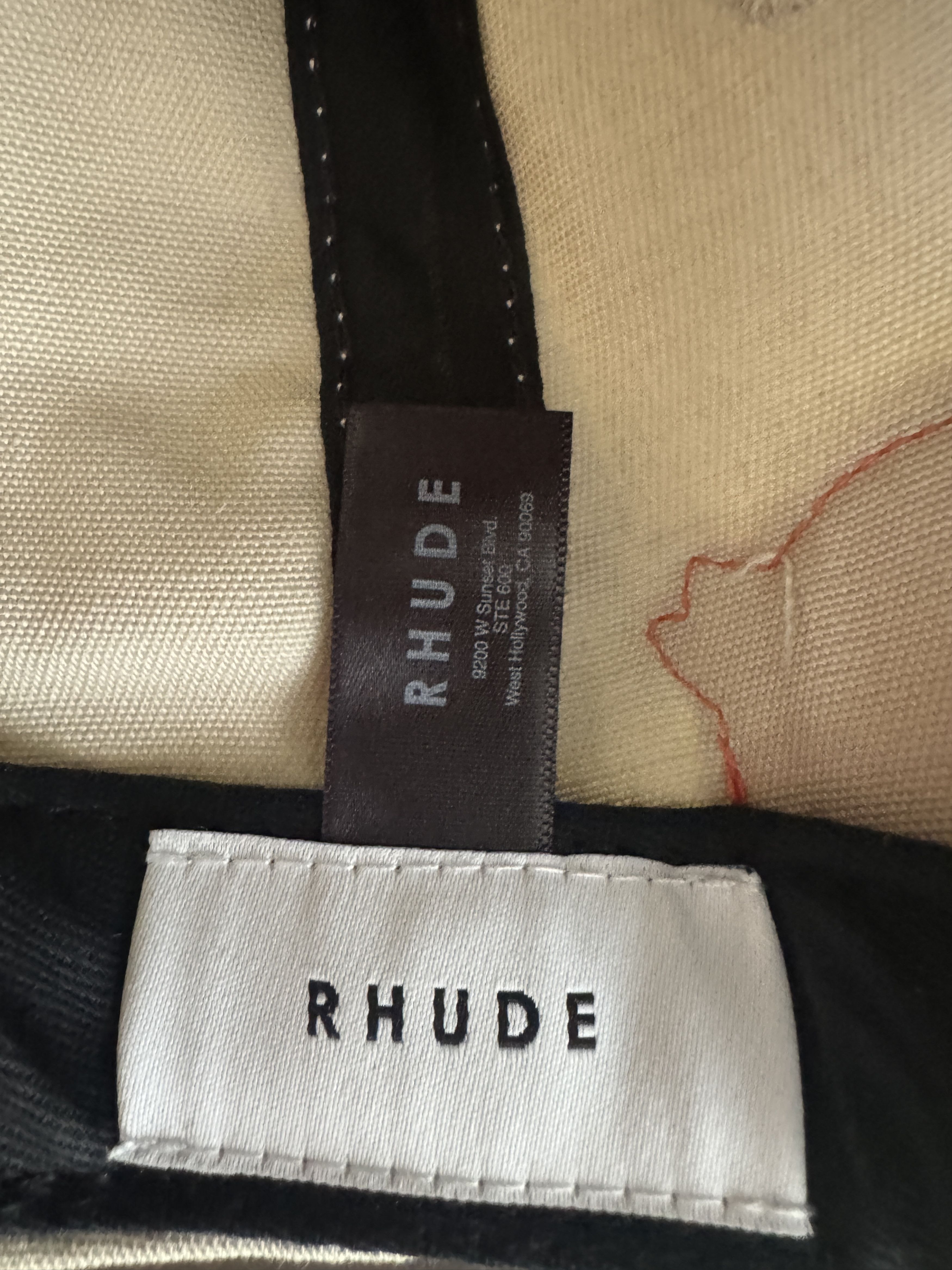 Rhude Rhude Off-Road Rally Trucker Hat Orange/Beige Size ONE SIZE - 4 Thumbnail