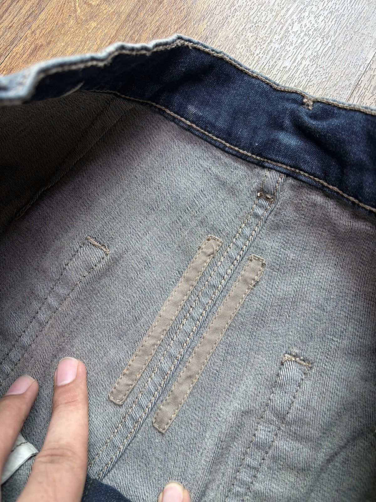 Rick Owens Drkshdw FREE TAX! Rick Owens Bolan Bootcut Sky Jeans Size US 32 / EU 48 - 8 Thumbnail