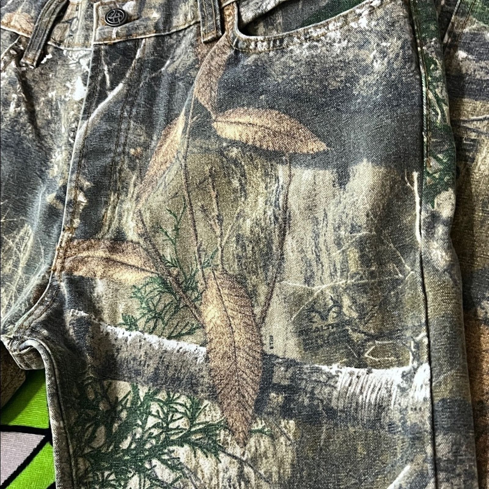 Lost hills Lost Hills Camo Relaxed Fit Men's Jeans Size US 34 / EU 50 - 2 Thumbnail