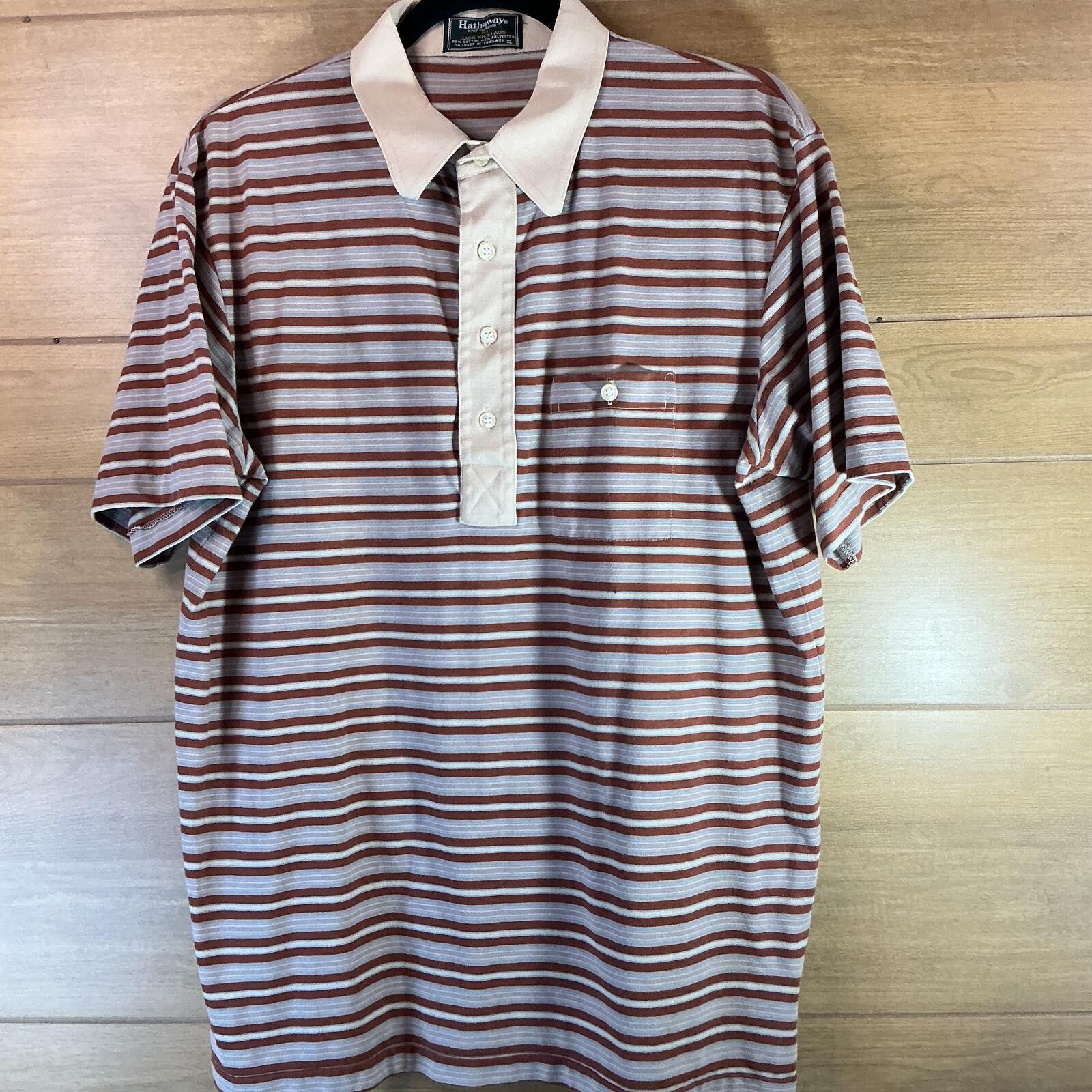 Other Vintage Jack Nicklaus Striped Knit Polo XL *FLAW see descr Size US XL / EU 56 / 4 - 1 Thumbnail