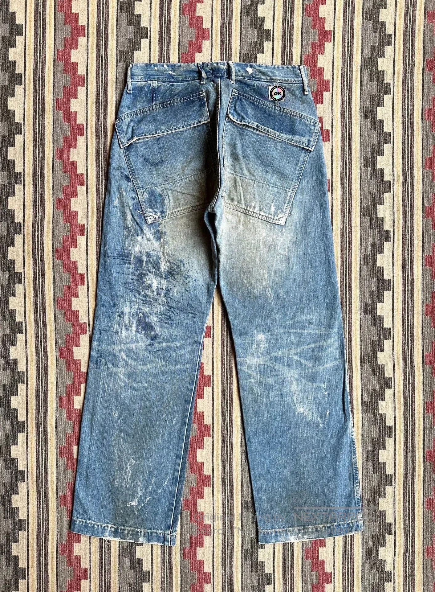 Prps Prps P33P12 Vintage Distressed Jeans. Size US 31 - 2 Thumbnail