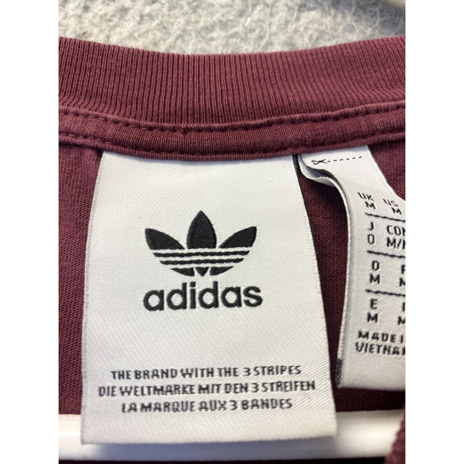 Adidas adidas T shirt Logo Tee Mens Medium plum / 62-46 Size US M / EU 48-50 / 2 - 5 Thumbnail