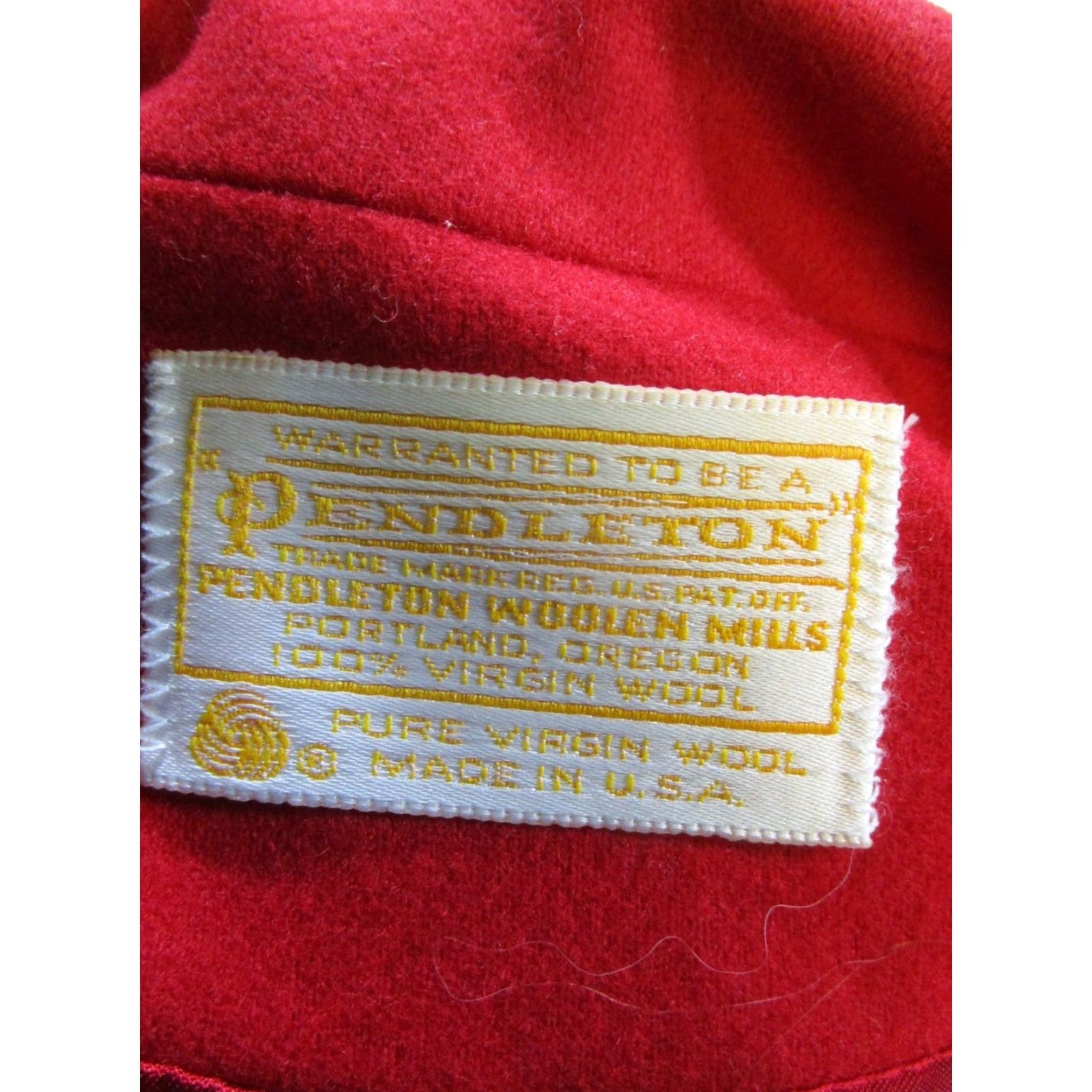 Pendleton Pendleton Womens Blazer Jacket Red Wool 16 42 Chest One-Button Sports Coat Size XXL / US 16-18 / IT 52-54 - 3 Thumbnail
