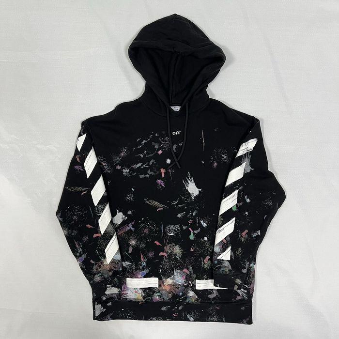 Off white hoodie galaxy hot sale original