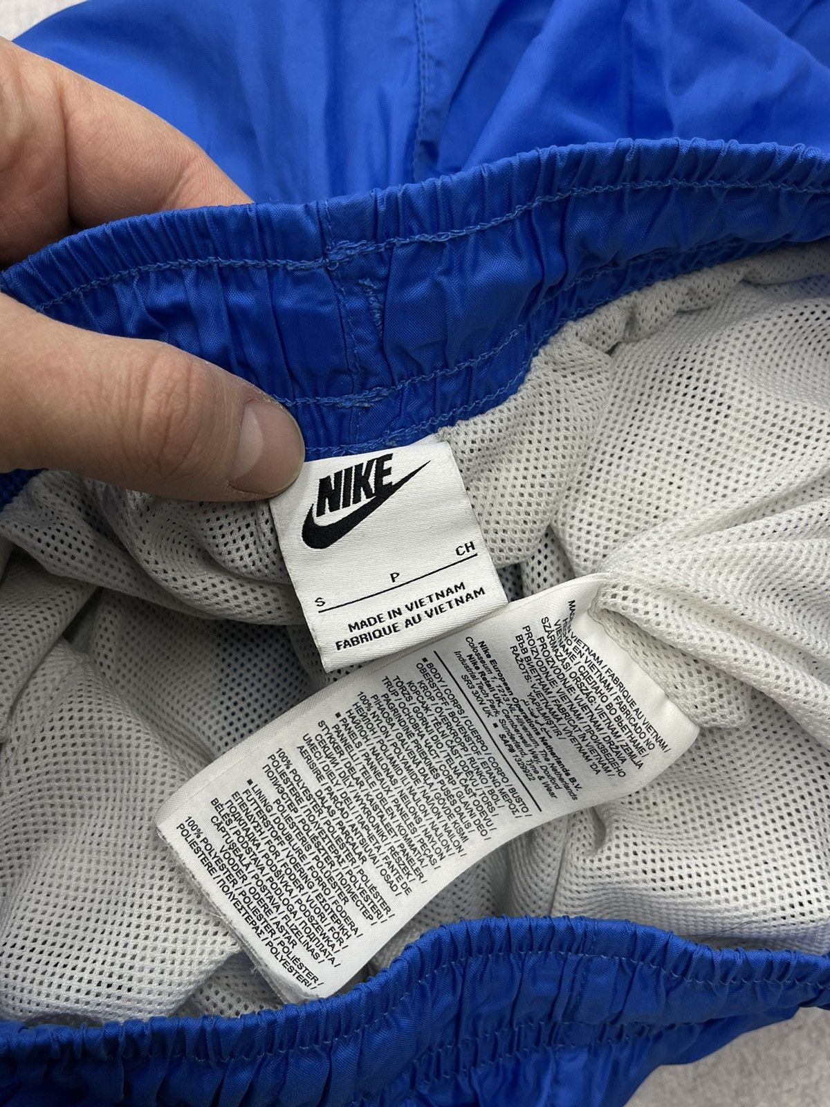 Nike × Nike ACG Mens Nike Nylon Joggers Sweatpants Blue Drill Drip Y2K ACG Size US 30 / EU 46 - 8 Thumbnail