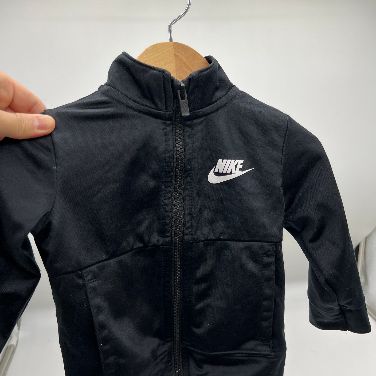 Nike Nike Kids Toddler Zipper Black Jacket Size 12M Size XL / US 12-14 / IT 48-50 - 3 Thumbnail